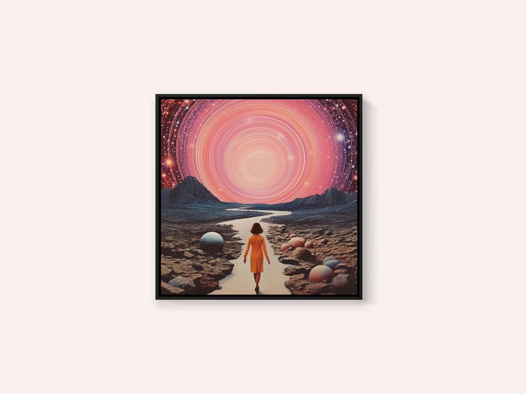 Portal Power Space Collage Art