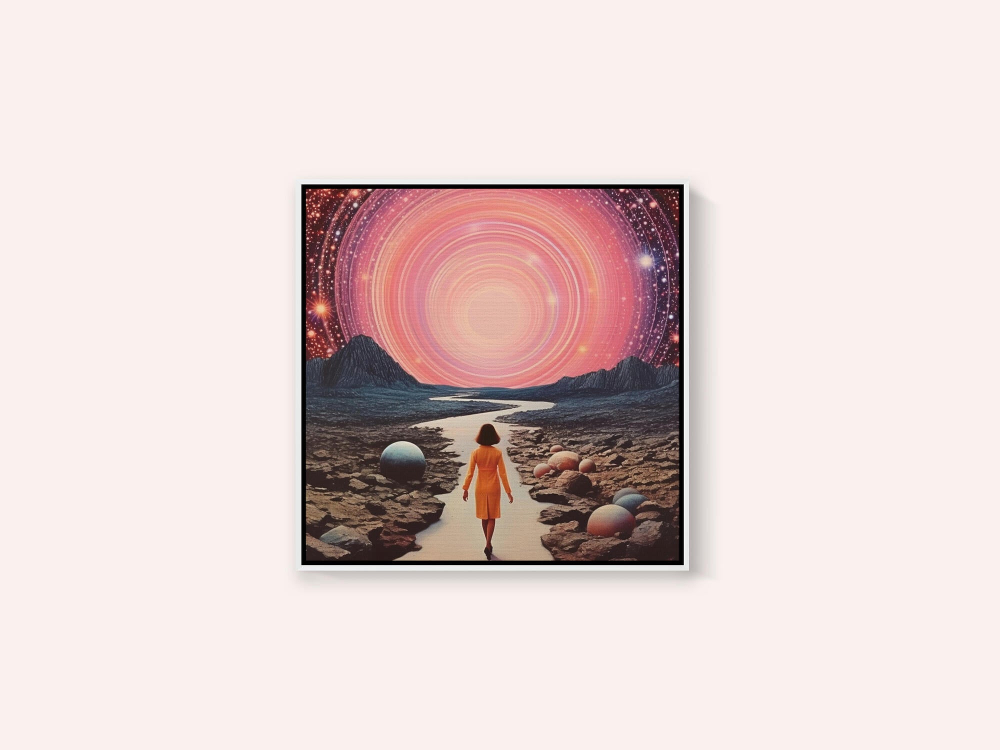 Portal Power Space Collage Art