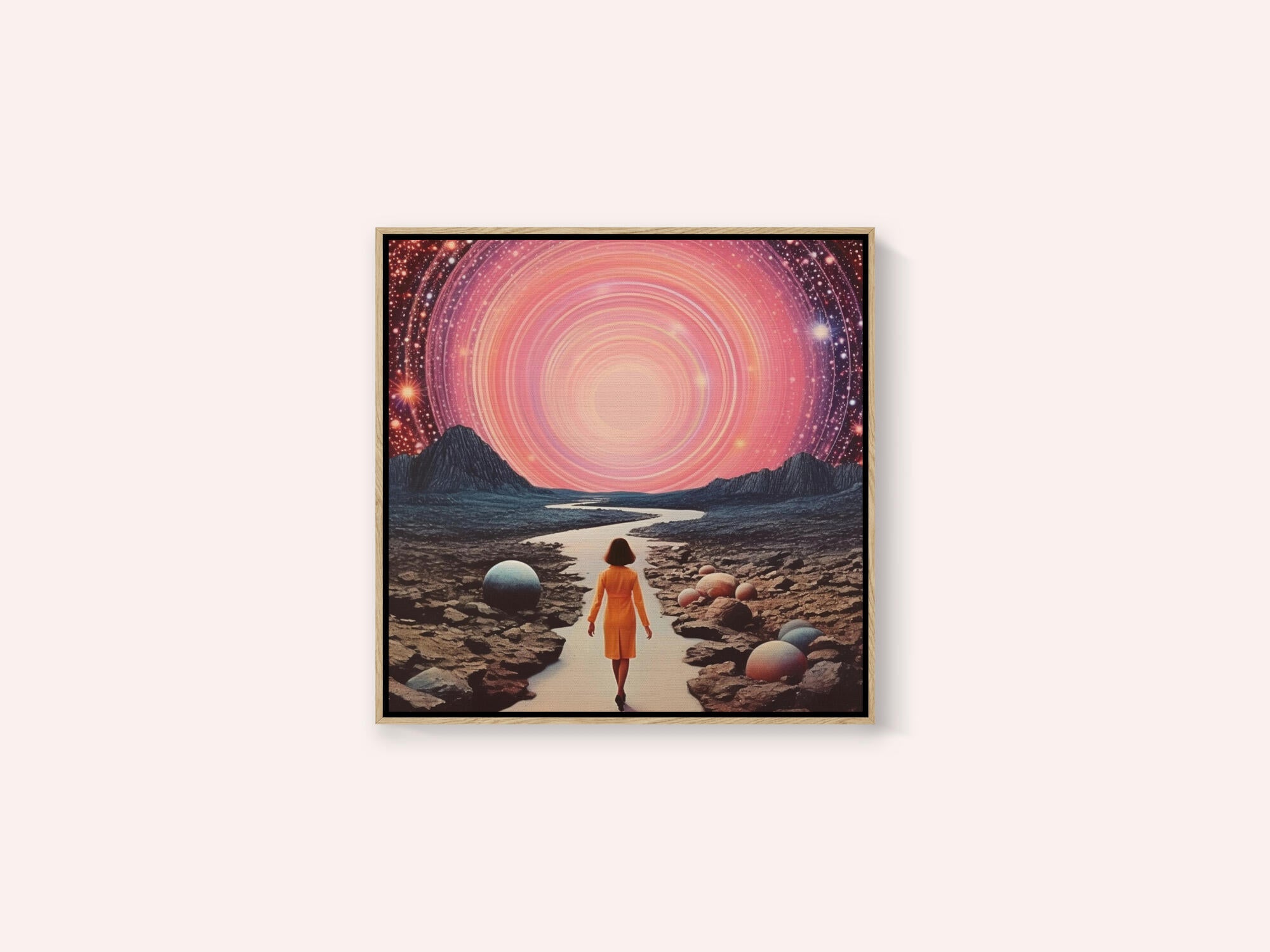 Portal Power Space Collage Art