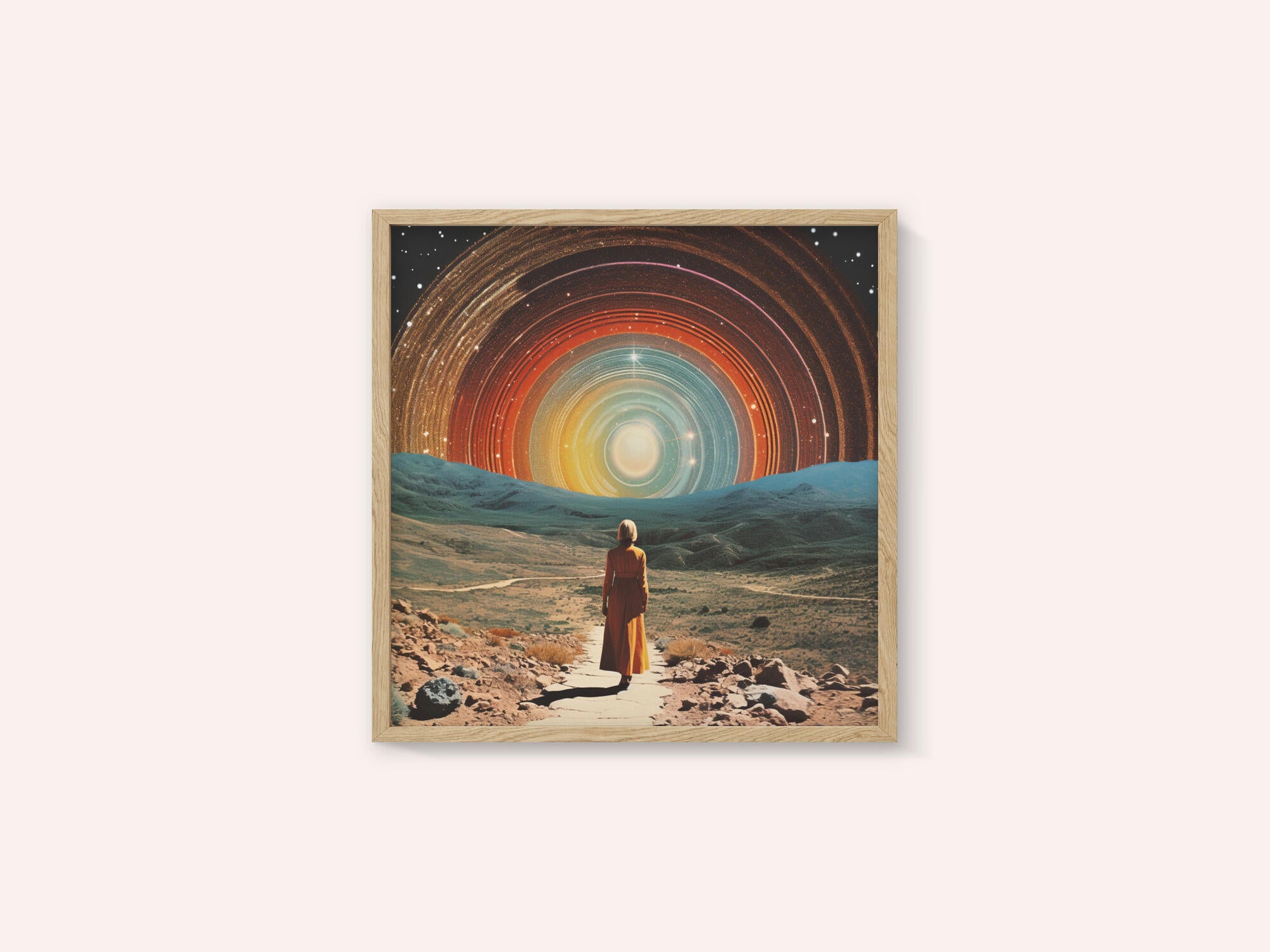Into The Unknown Collage Art