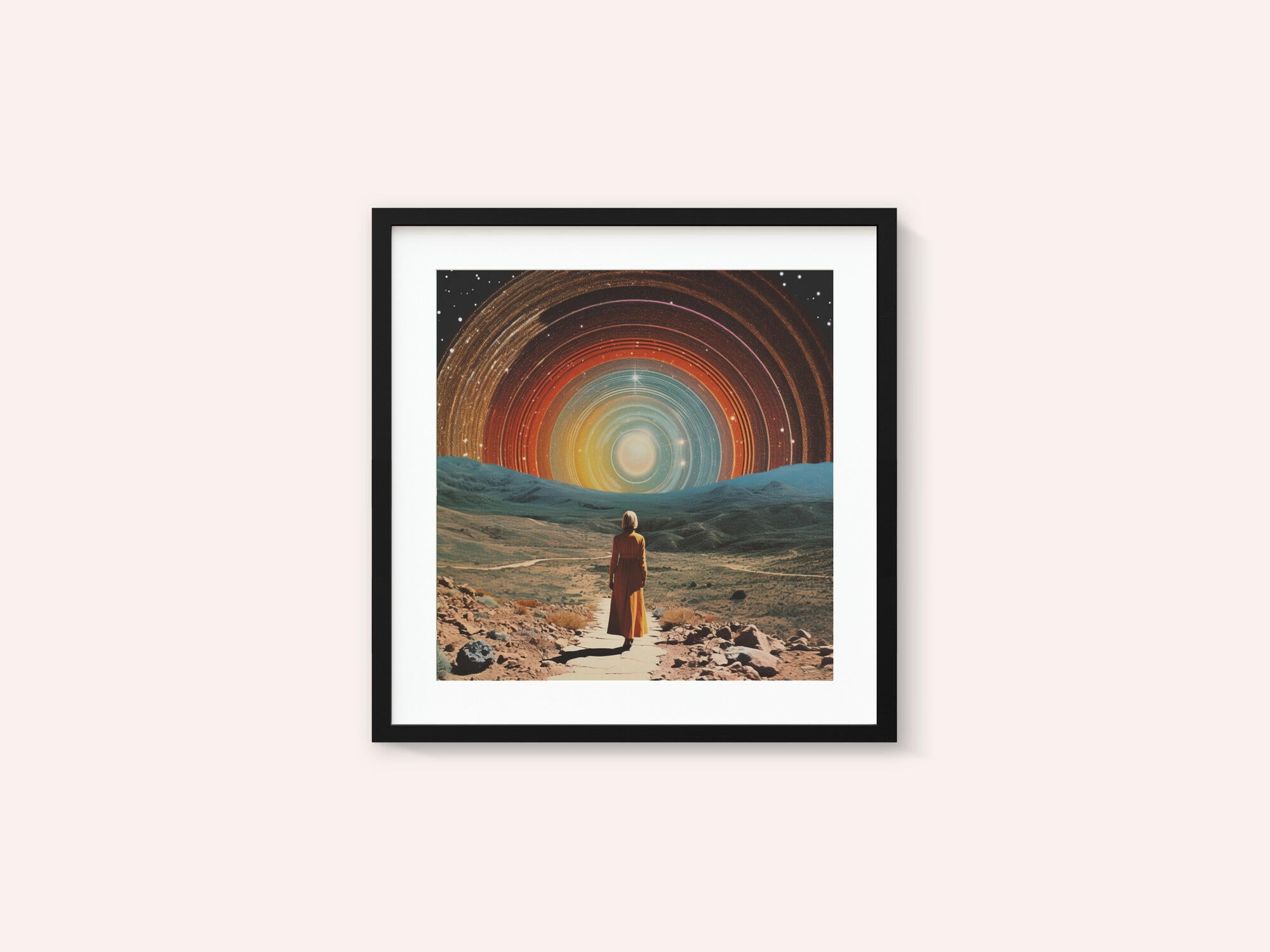 Into The Unknown Collage Art