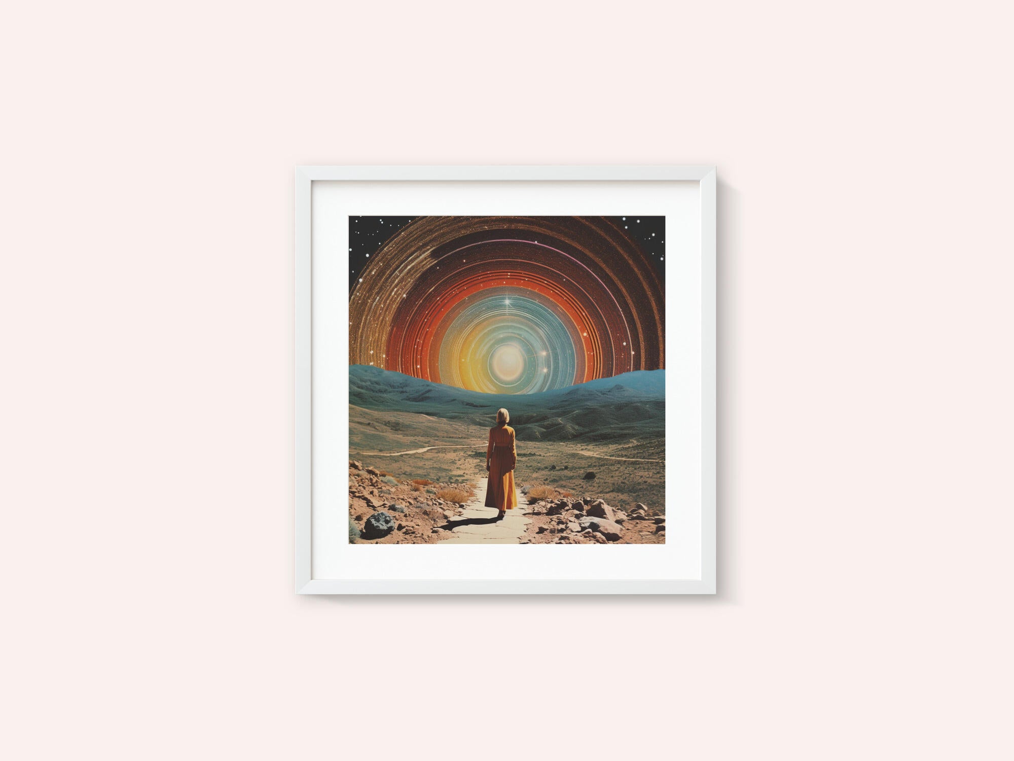 Into The Unknown Collage Art