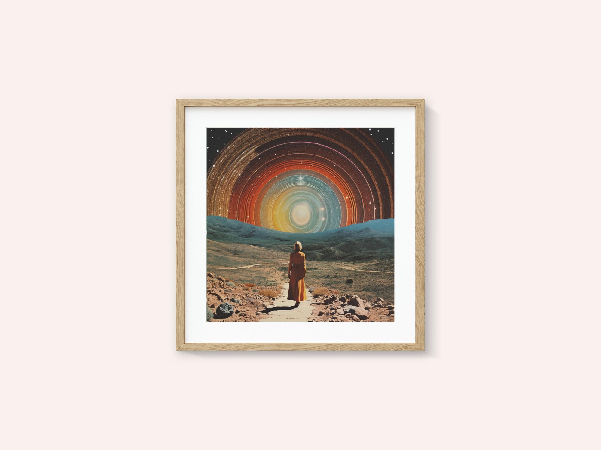 Into The Unknown Collage Art