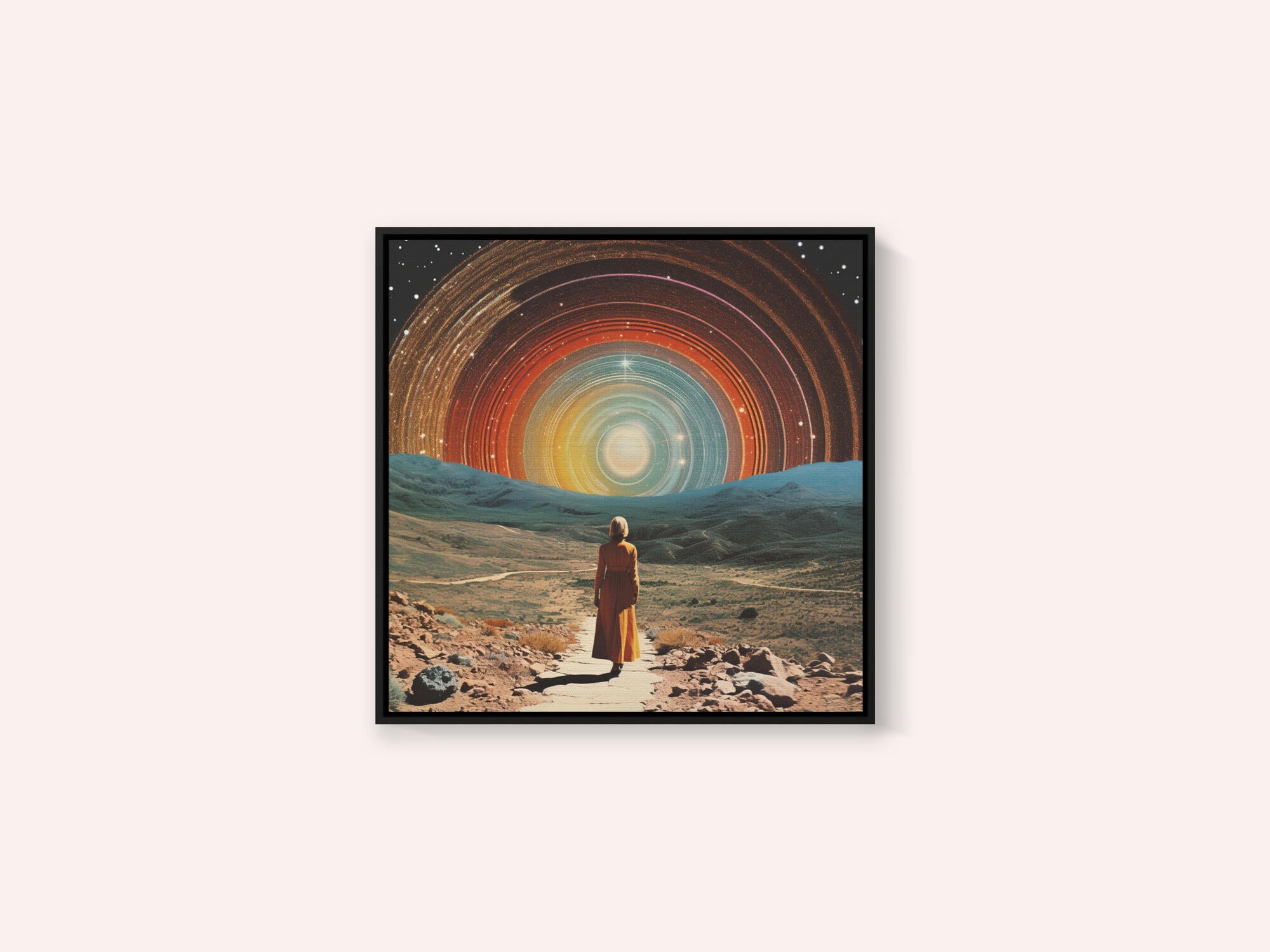 Into The Unknown Collage Art