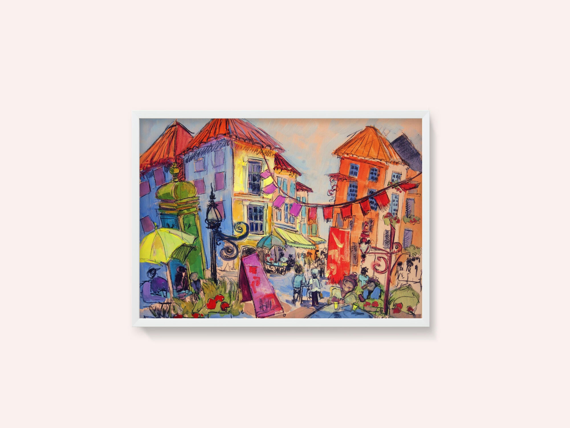 Vibrant Street Scene