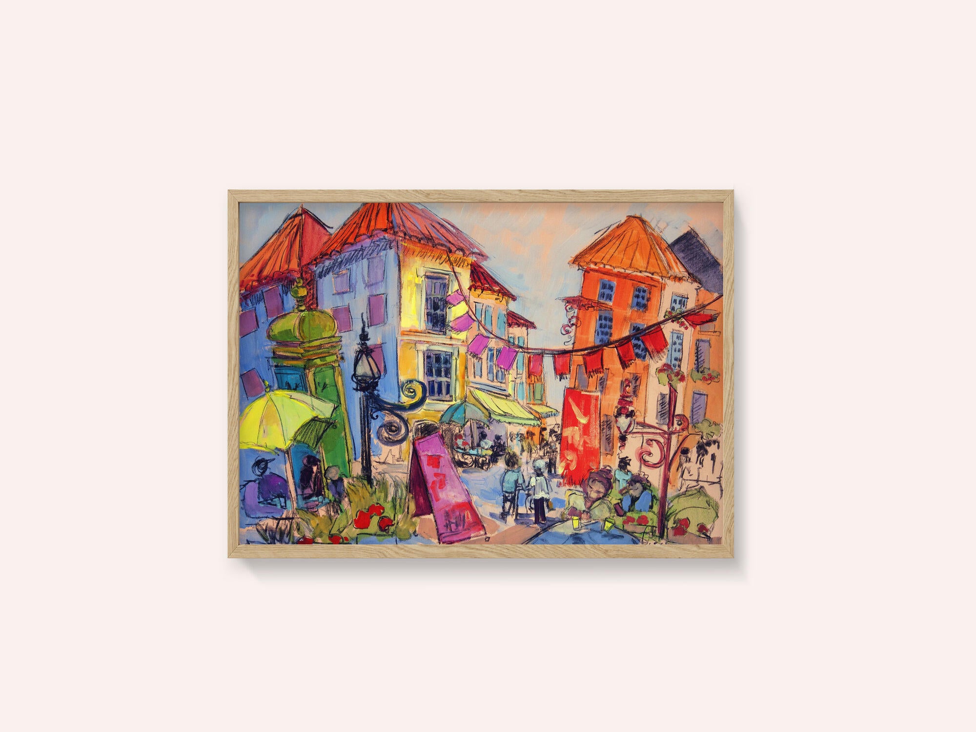 Vibrant Street Scene