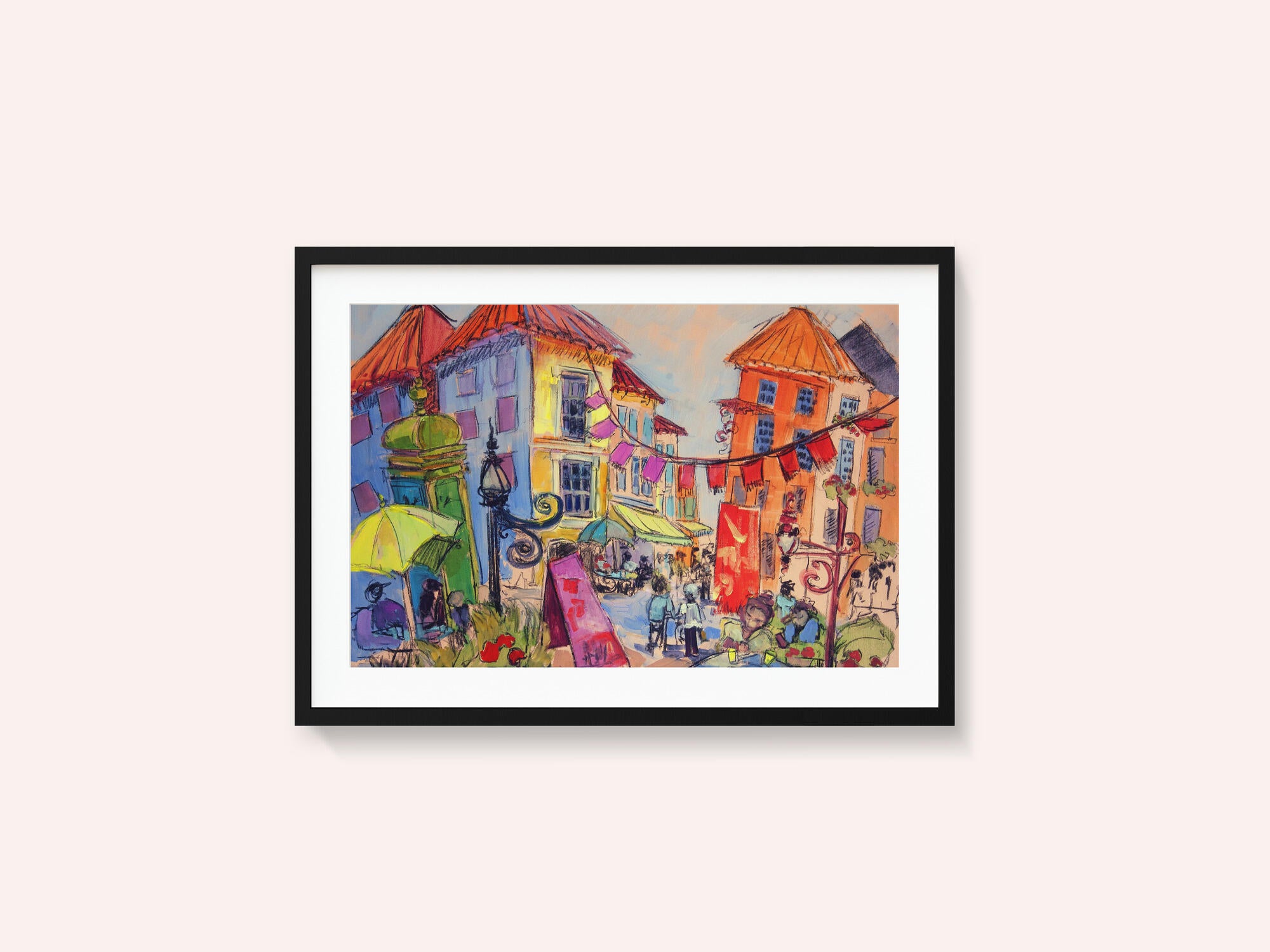 Vibrant Street Scene