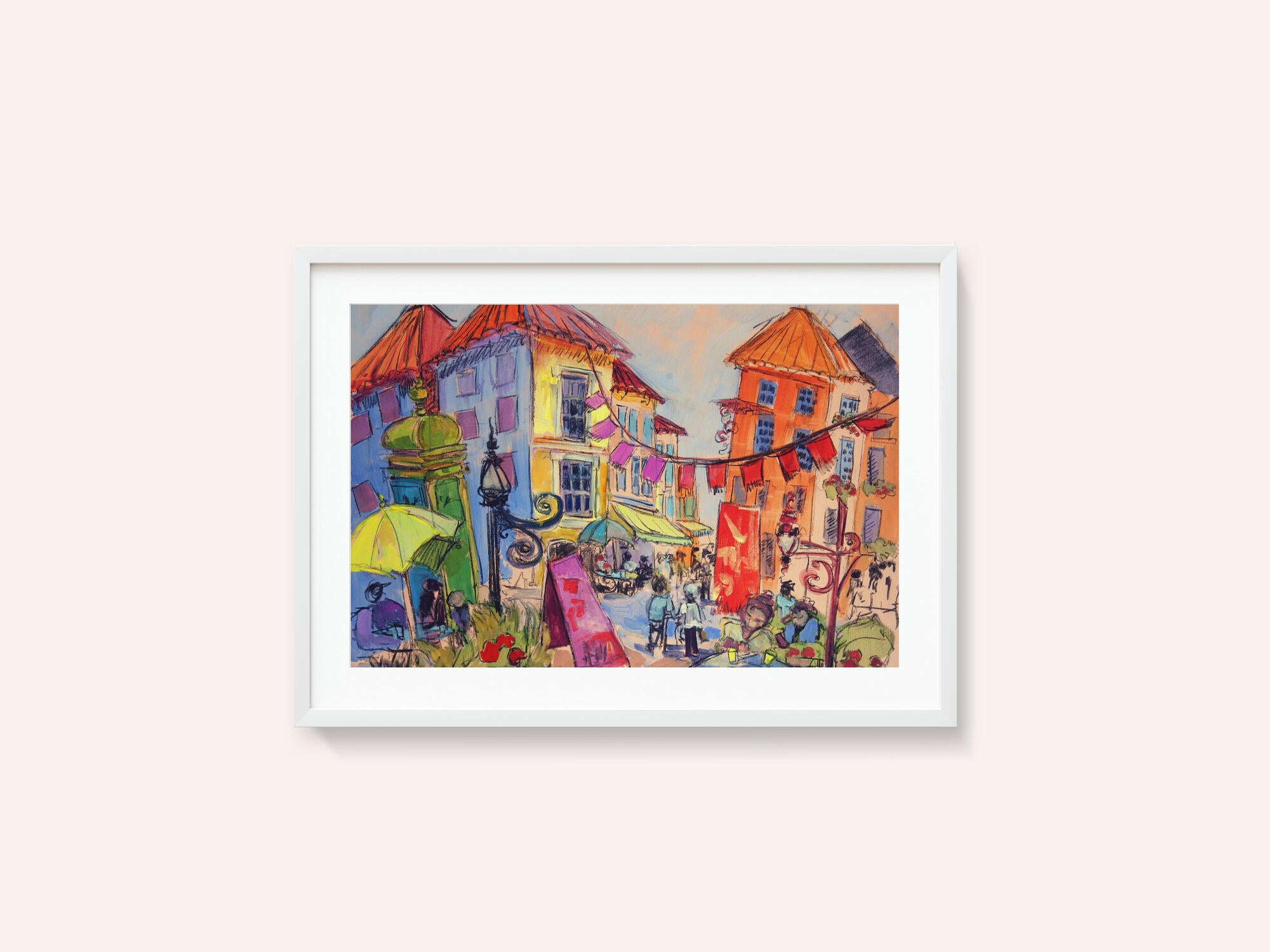 Vibrant Street Scene