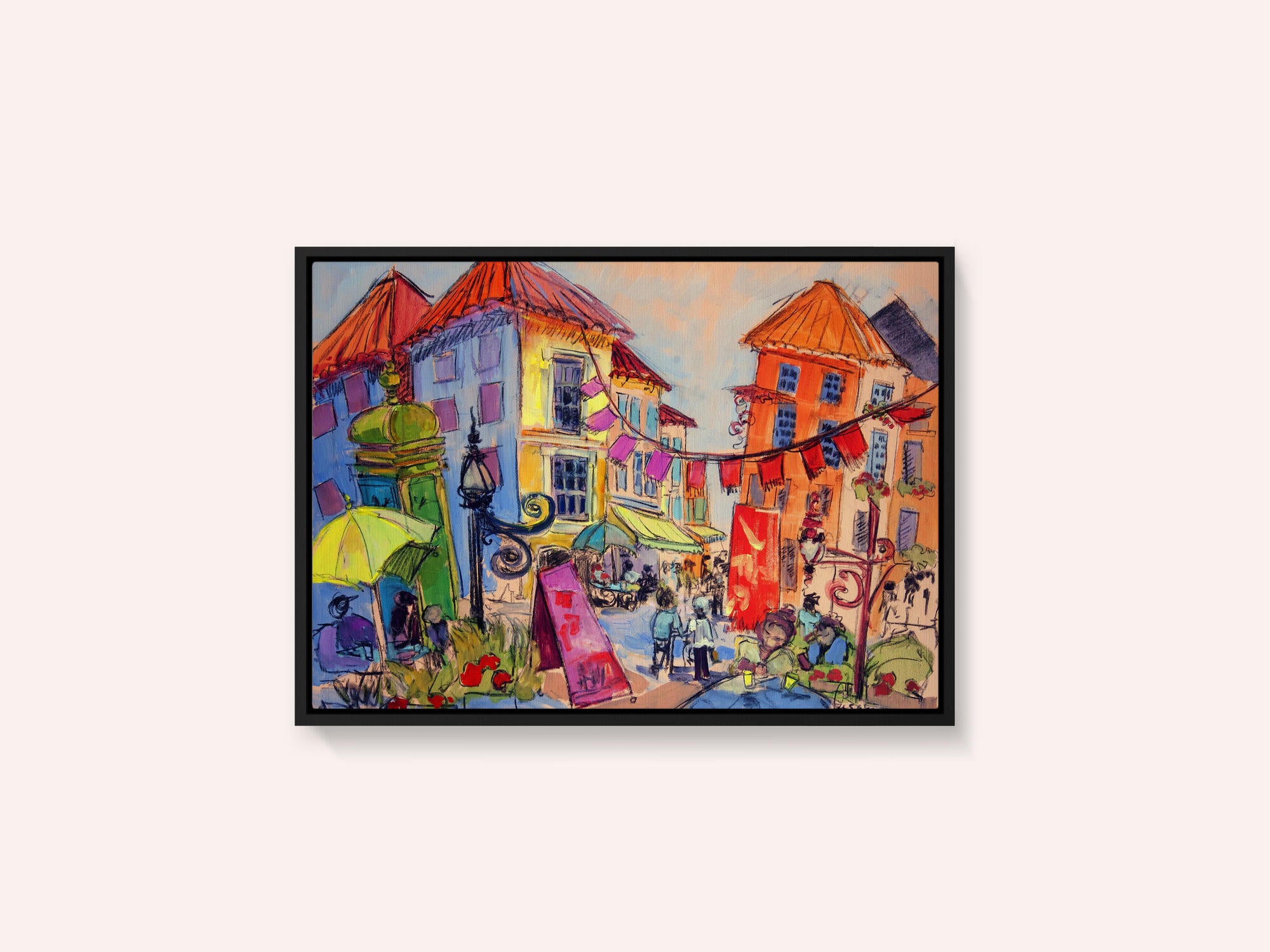 Vibrant Street Scene