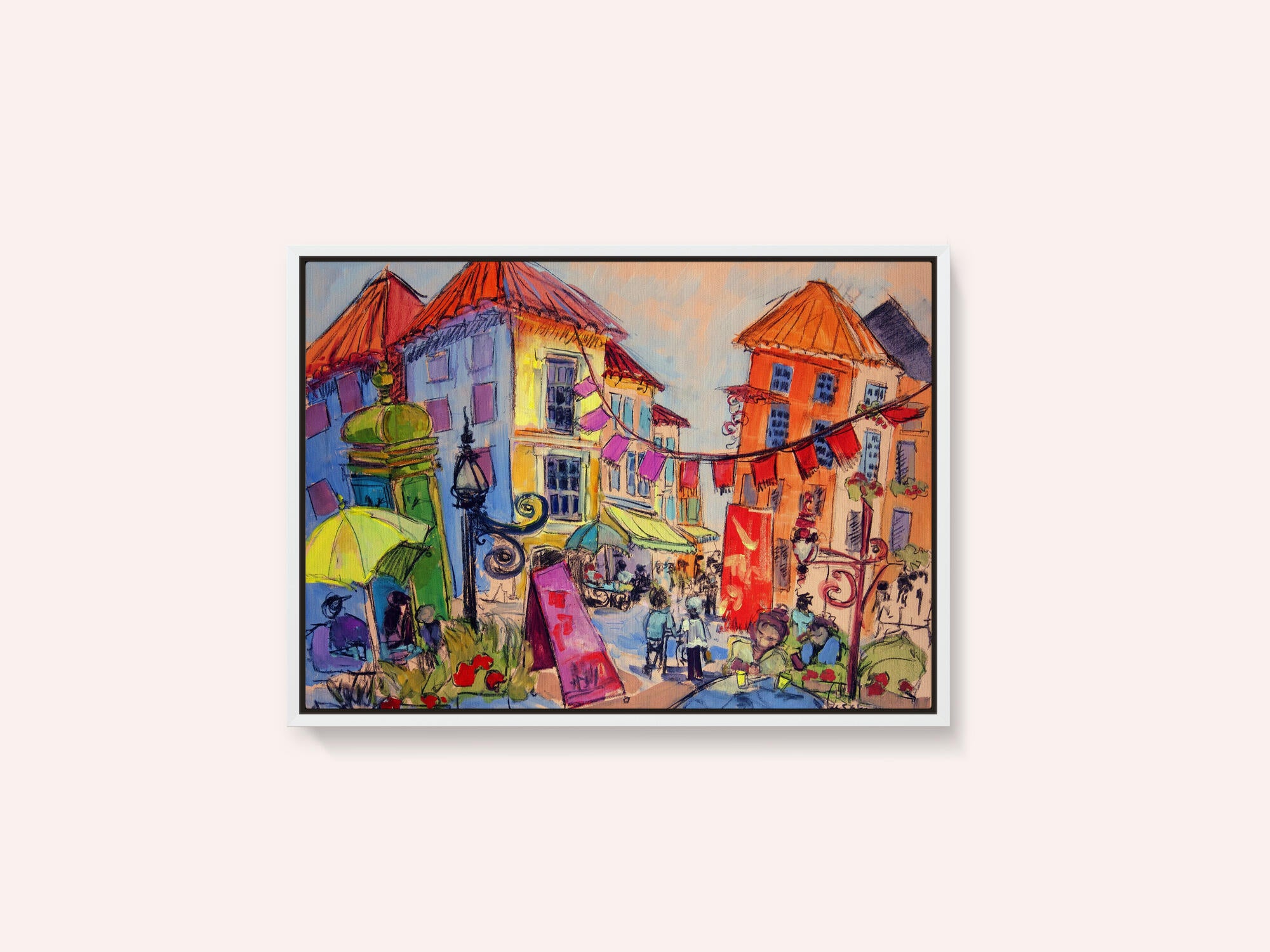 Vibrant Street Scene