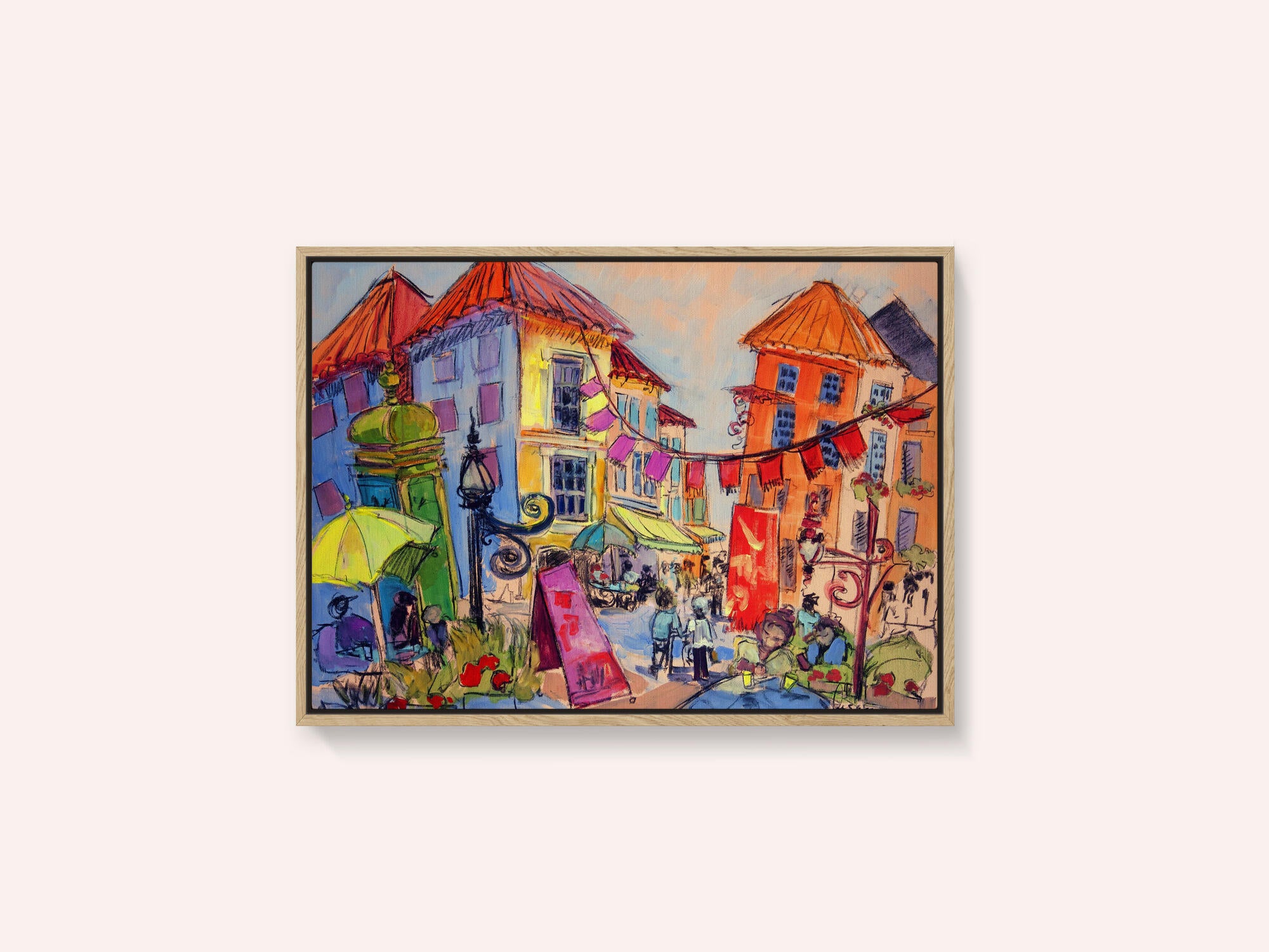 Vibrant Street Scene