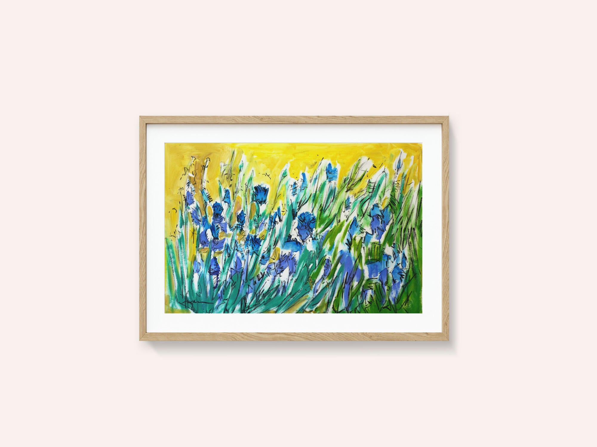 Burst of Blue Blooms