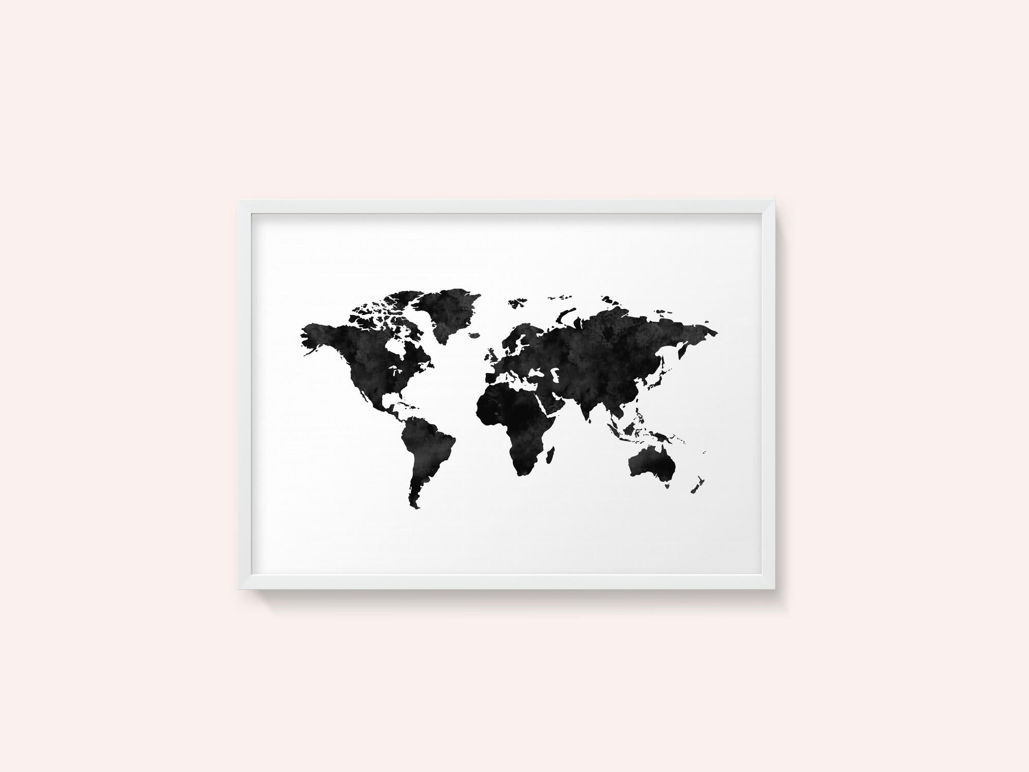 Inked World Map