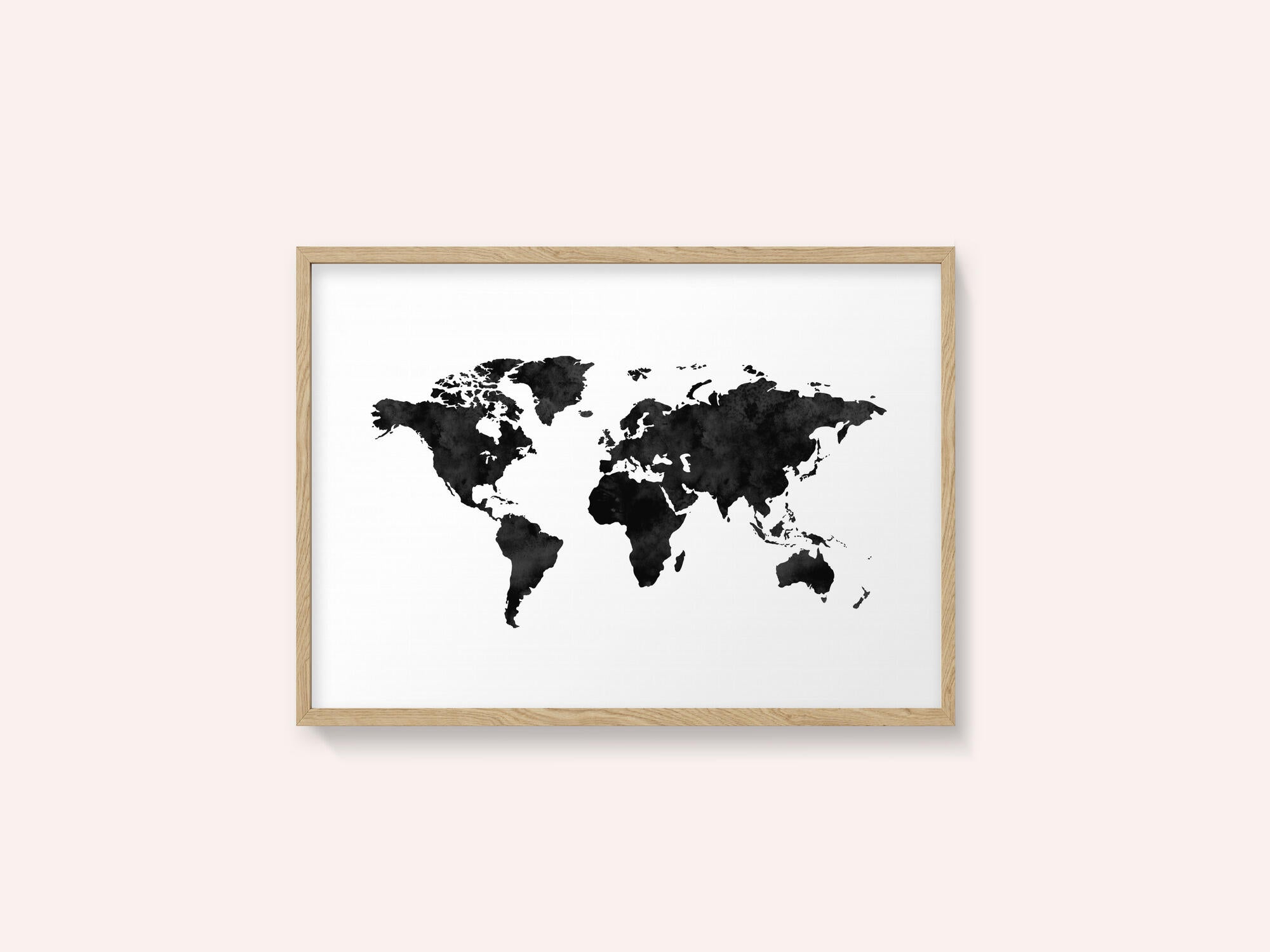 Inked World Map