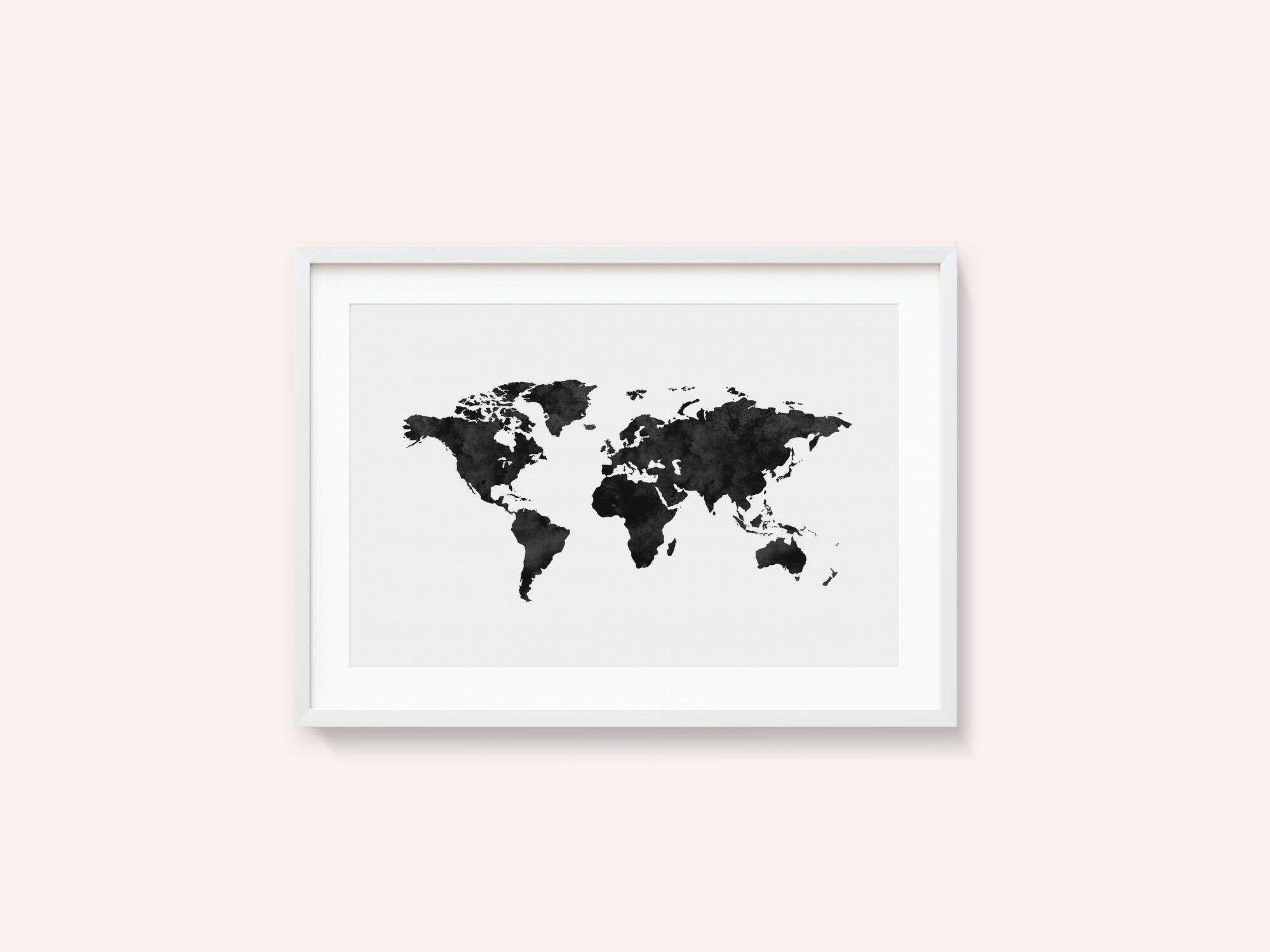 Inked World Map