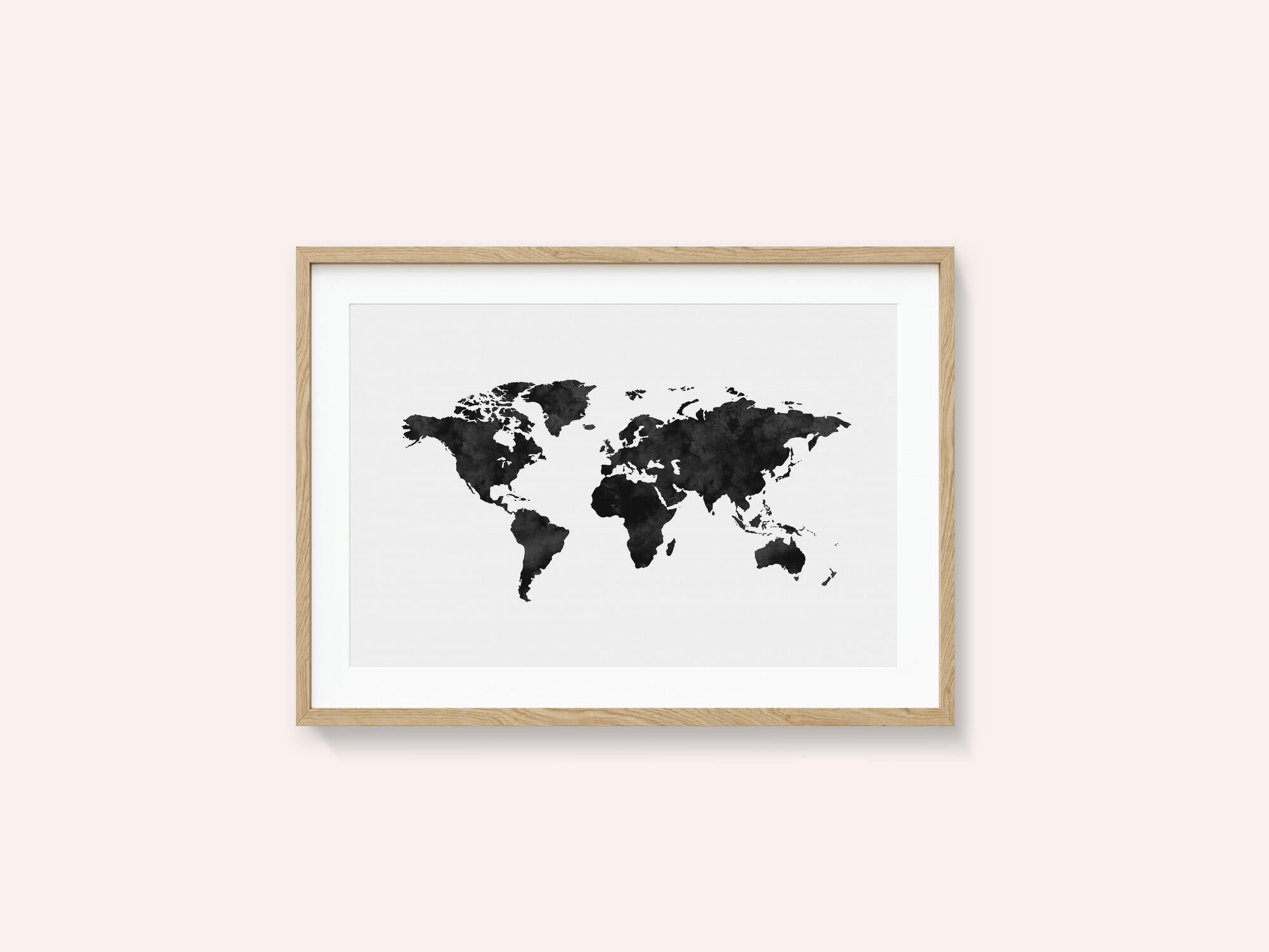 Inked World Map