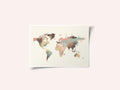 Watercolor World Map