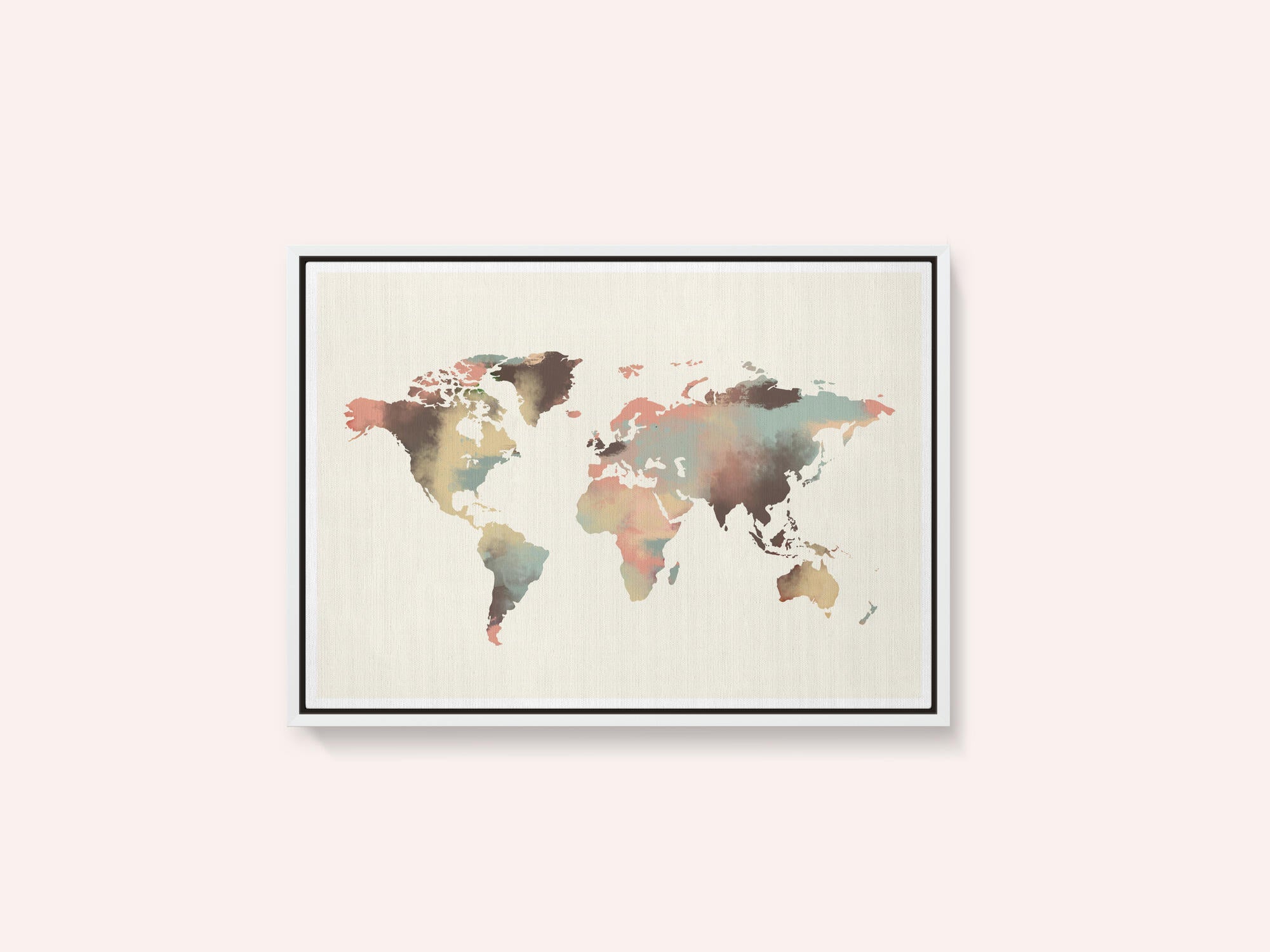 Watercolor World Map
