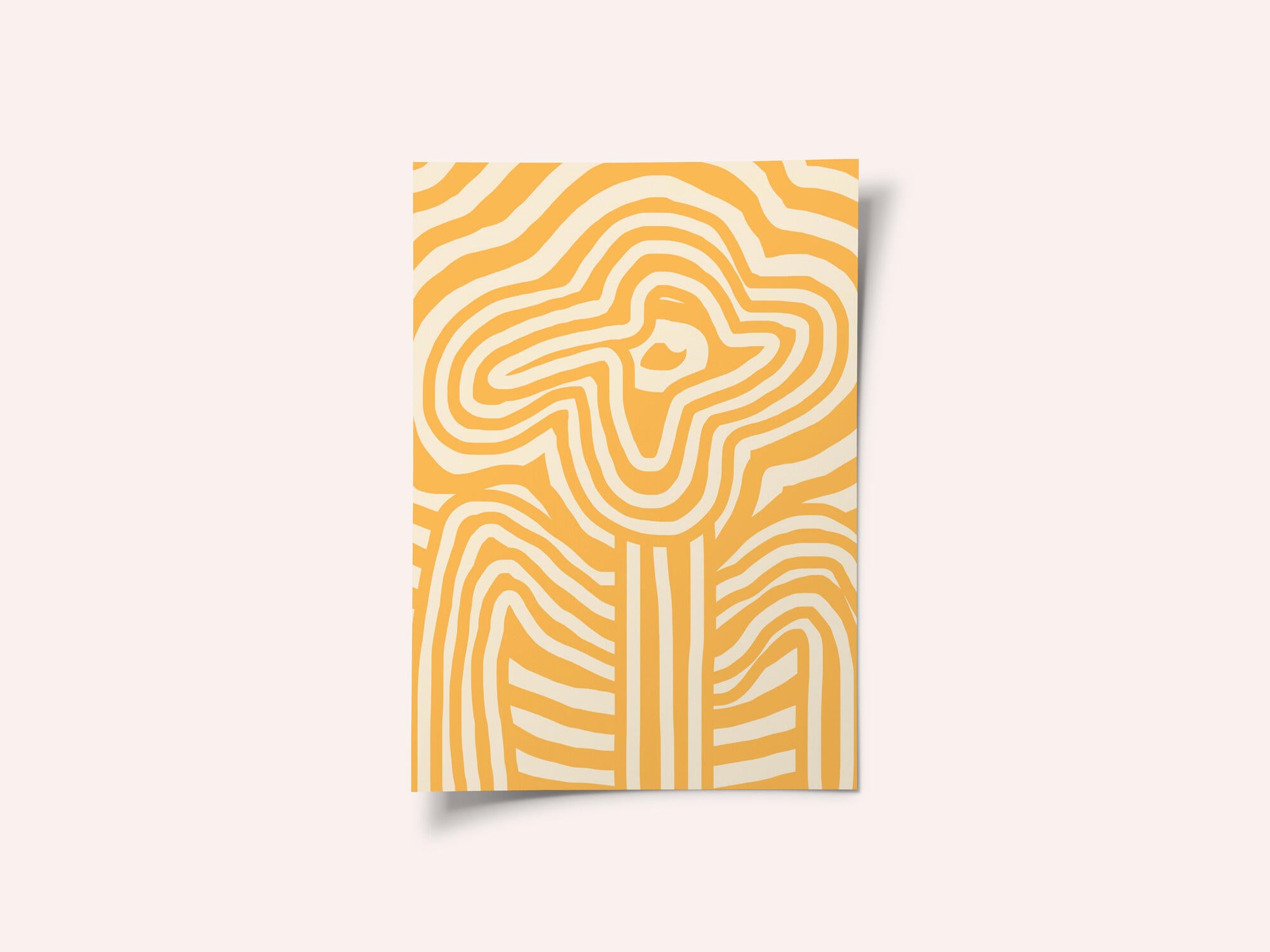 Yellow Striped Flower