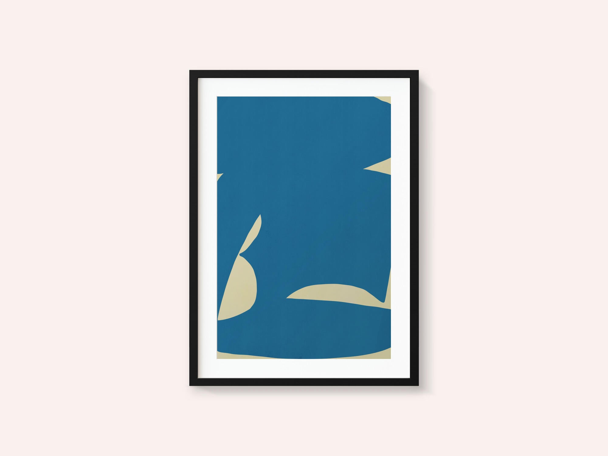 Abstract Blue Form