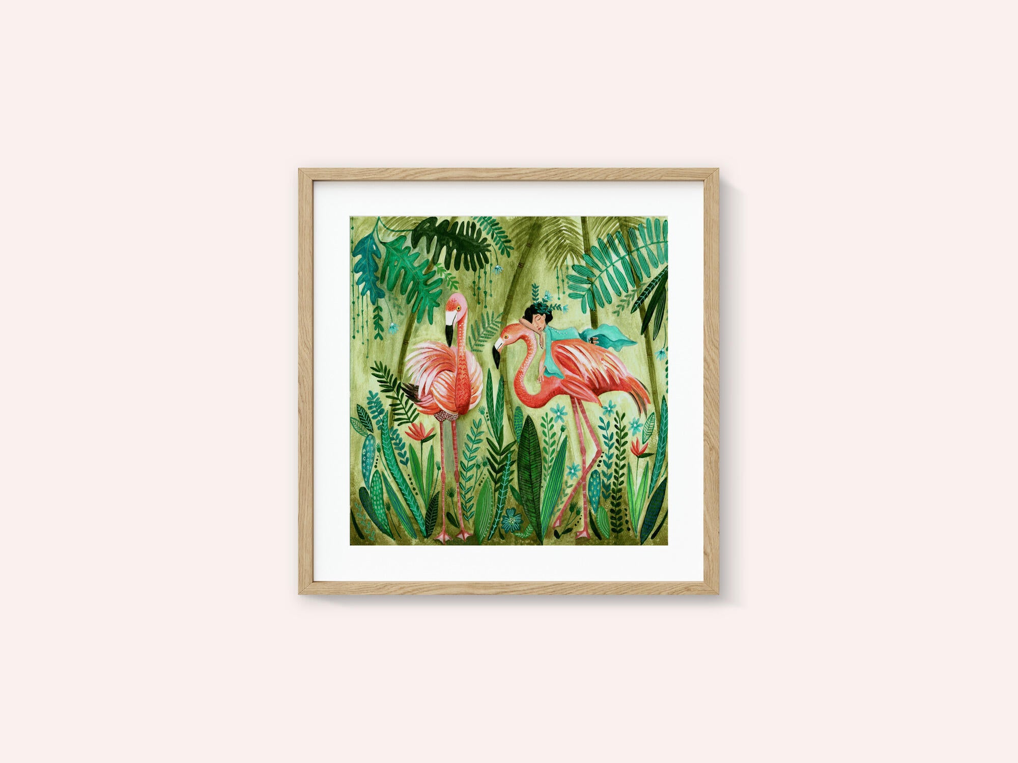 Flamingo jungle