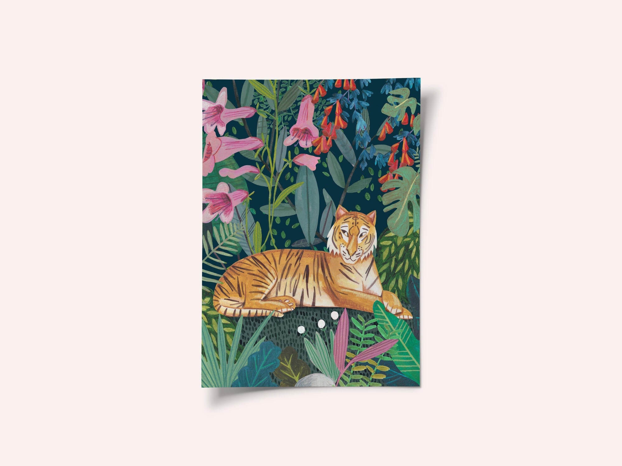 Tiger in the jungle