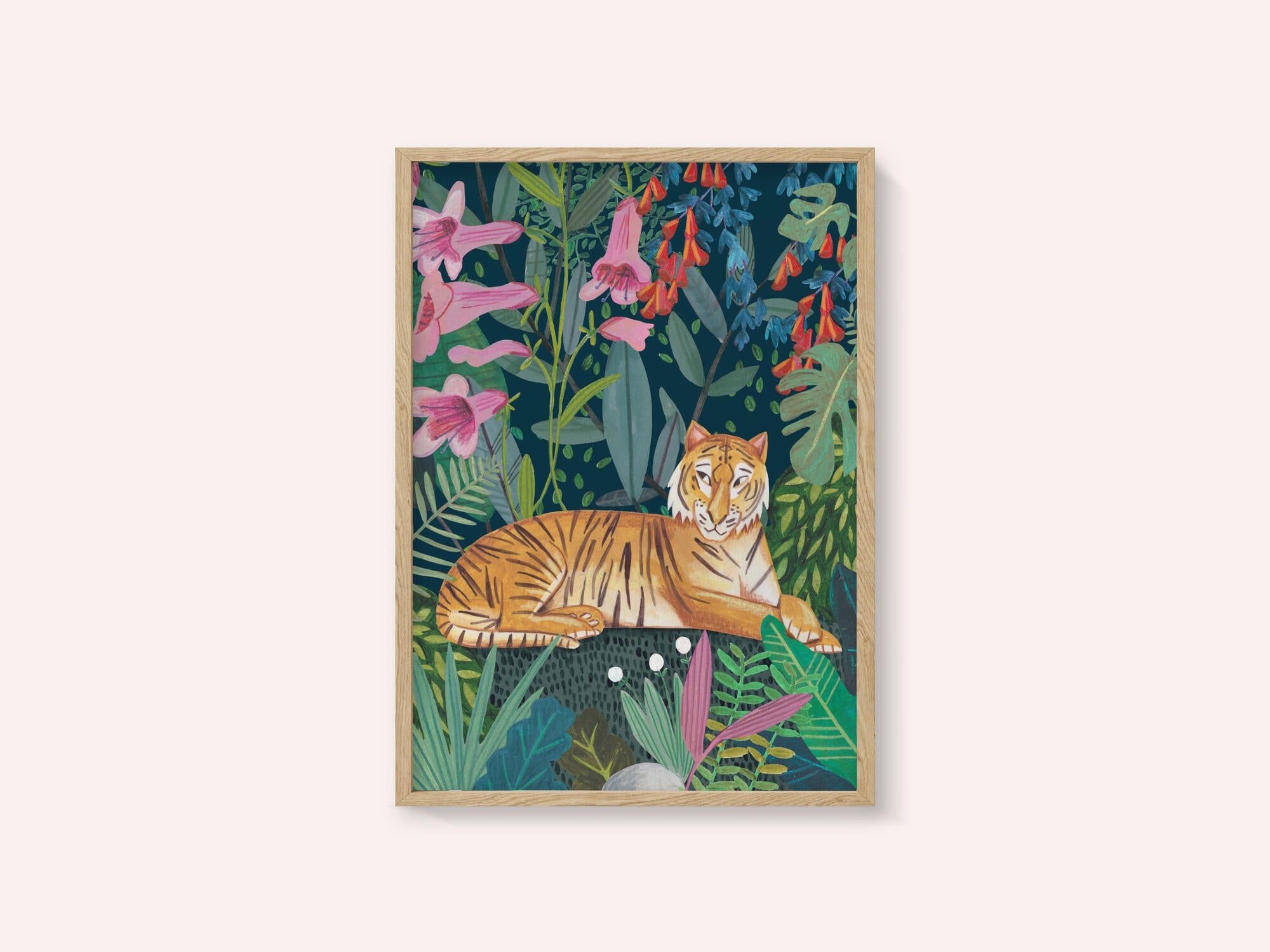 Tiger in the jungle