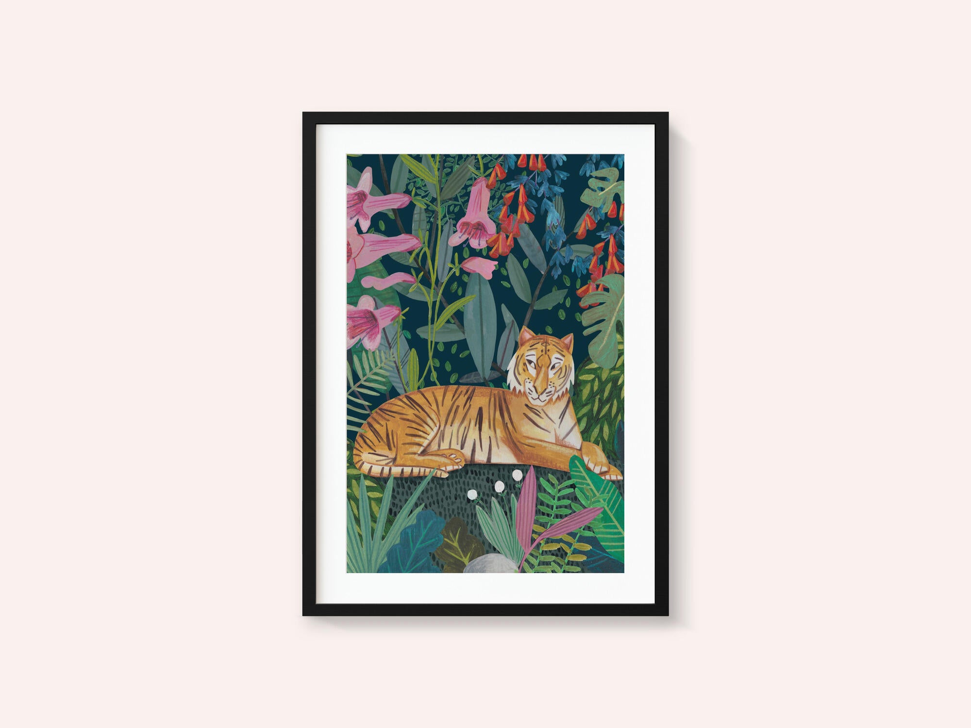 Tiger in the jungle