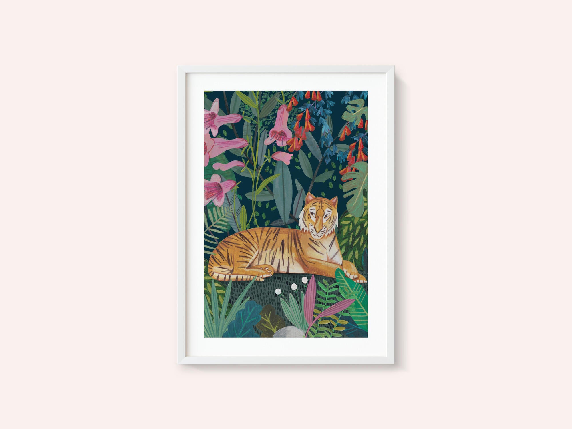 Tiger in the jungle