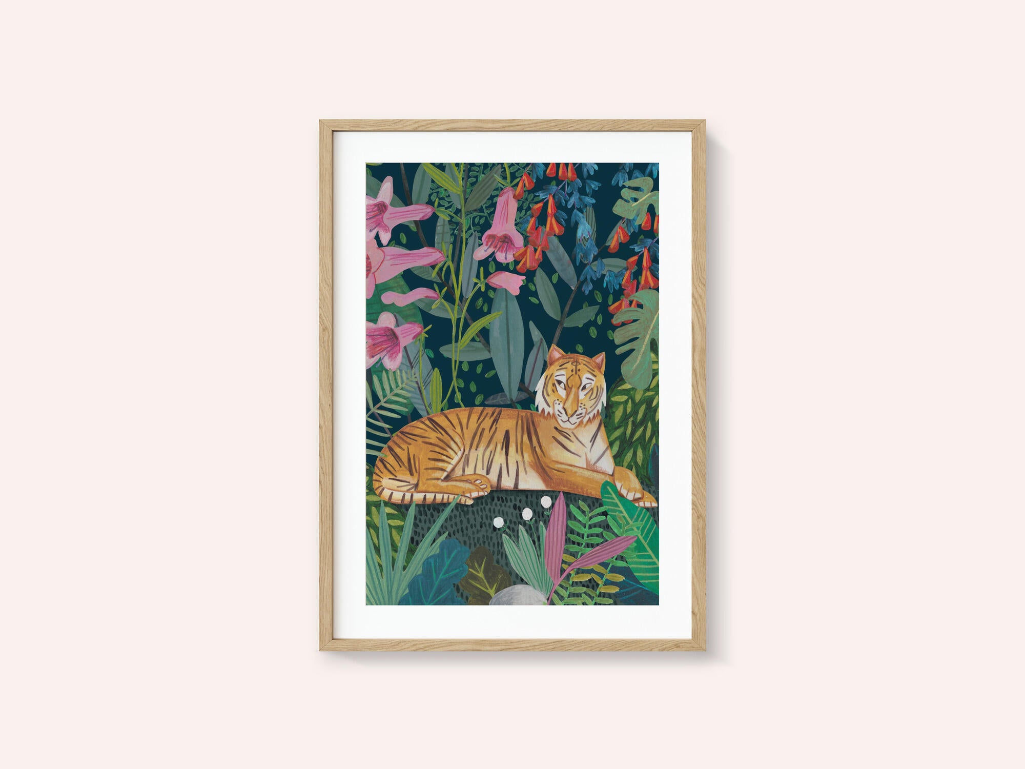 Tiger in the jungle
