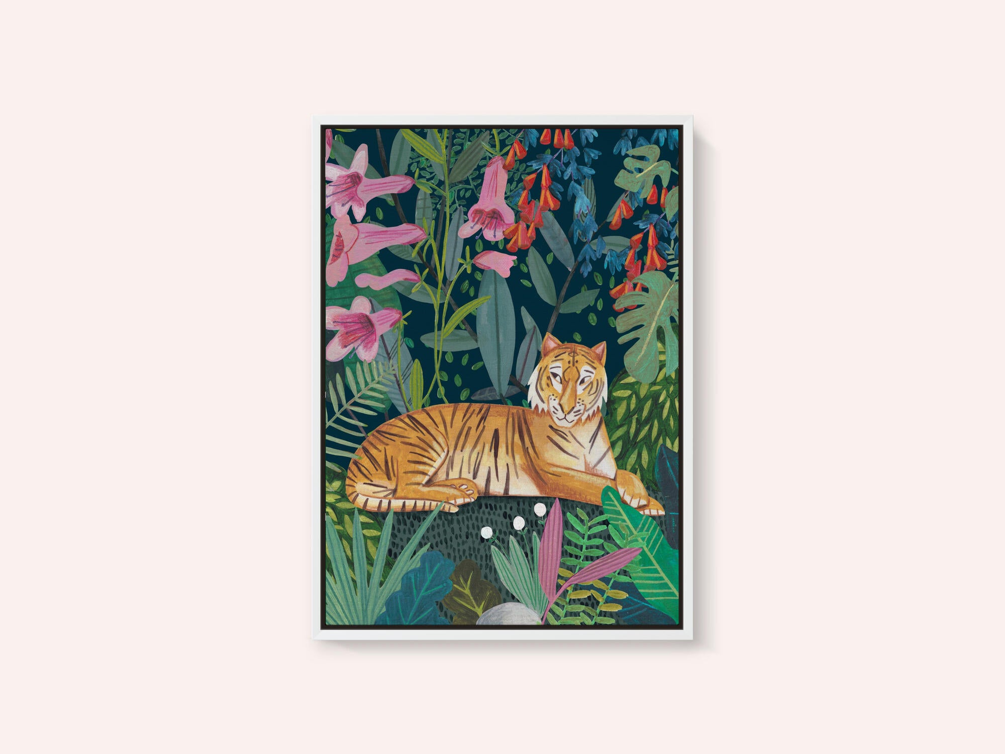 Tiger in the jungle