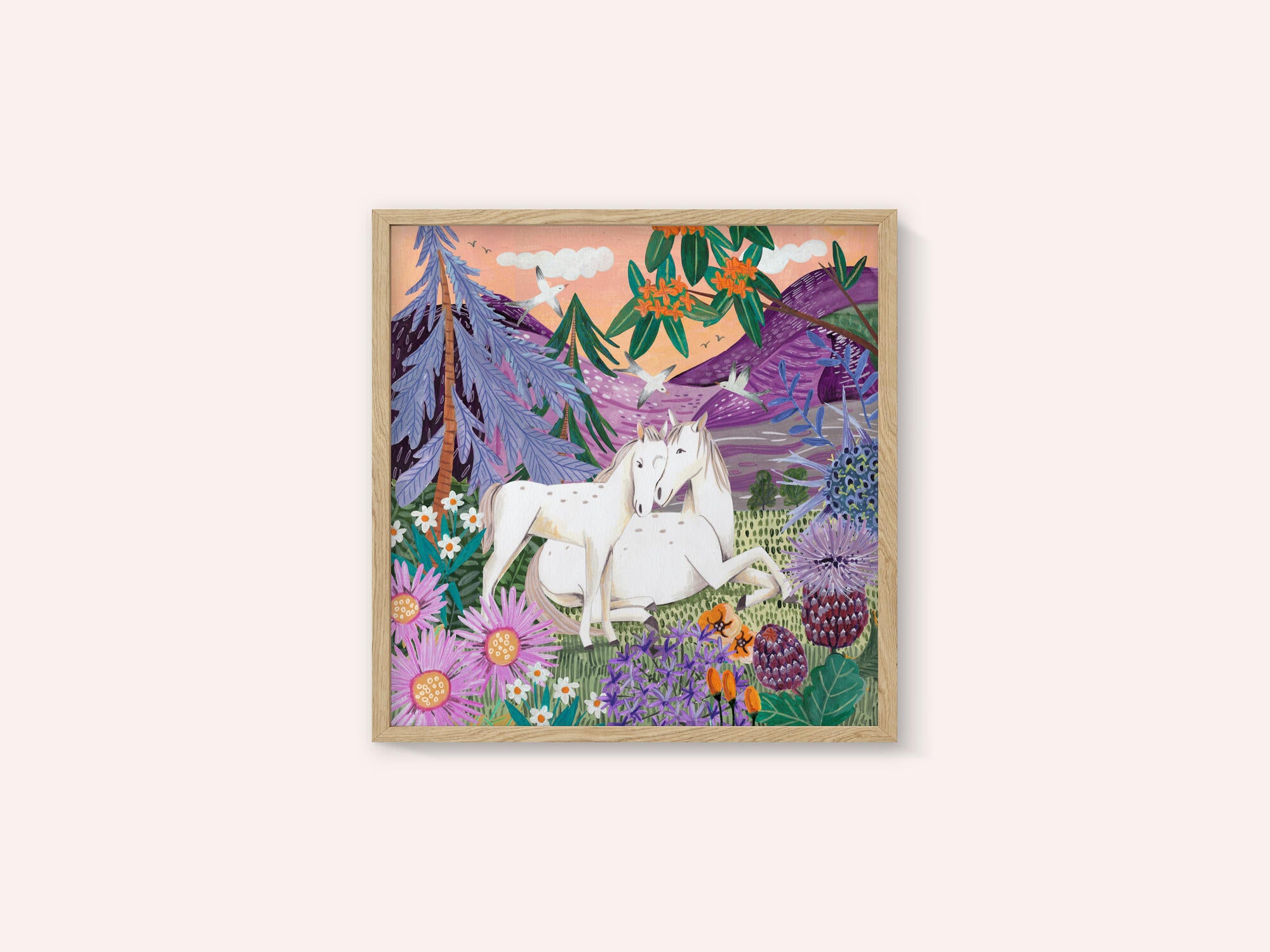 Horses in the Mountains