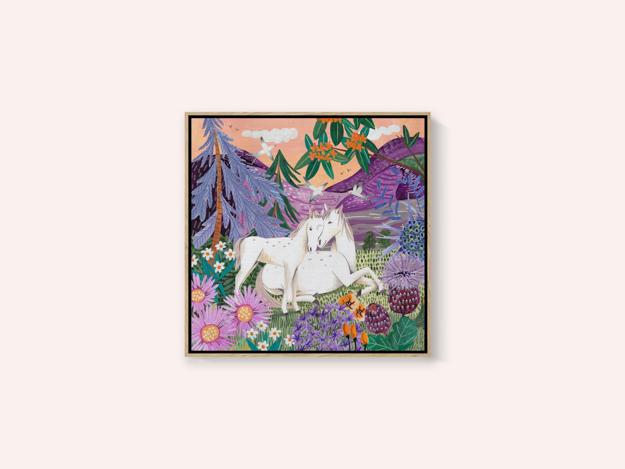 Horses in the Mountains