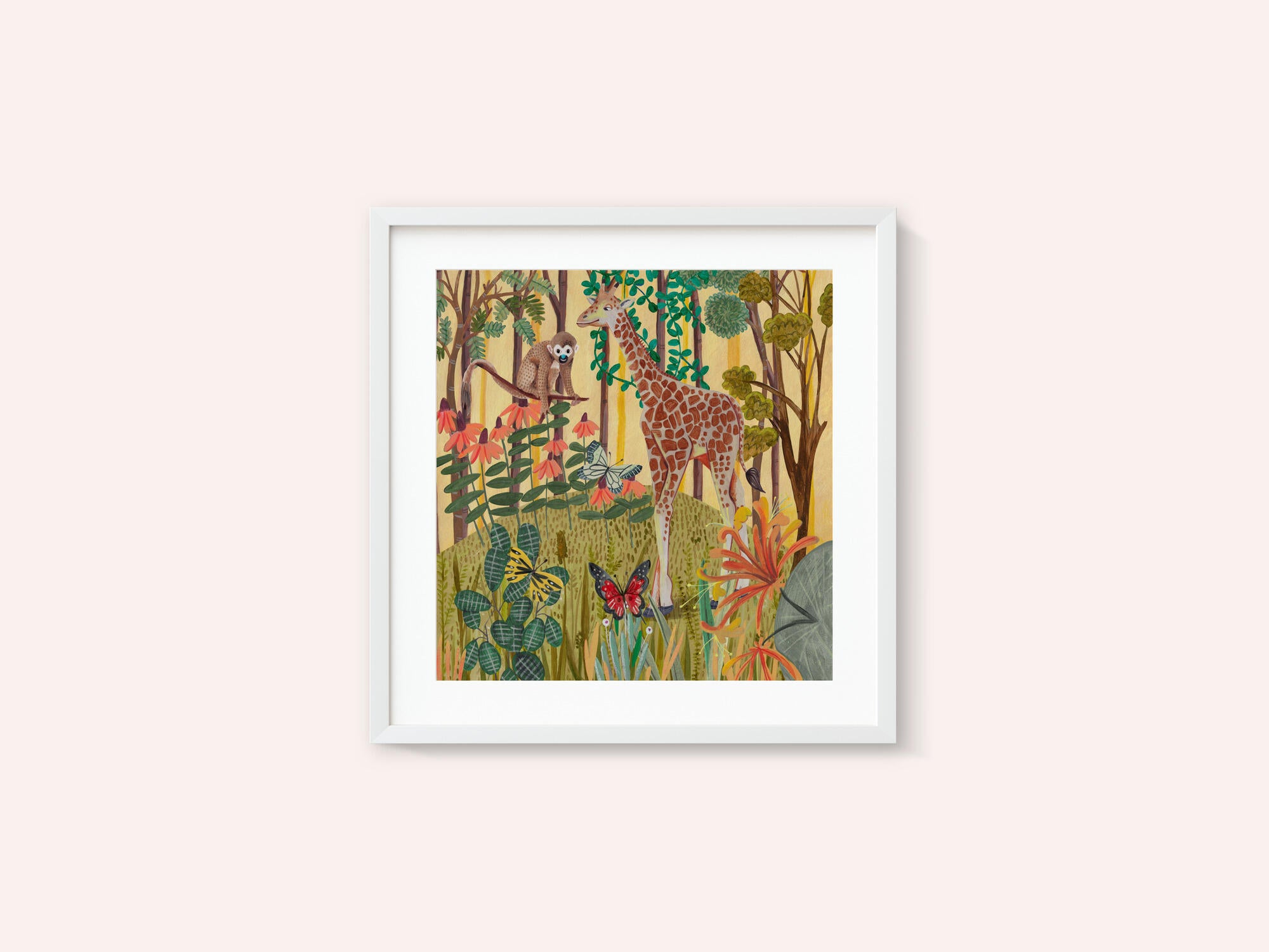Giraffe in nature