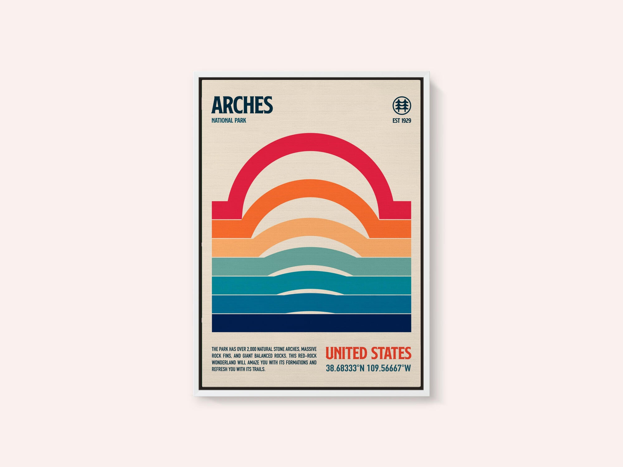 Arches National Park Travel Poster