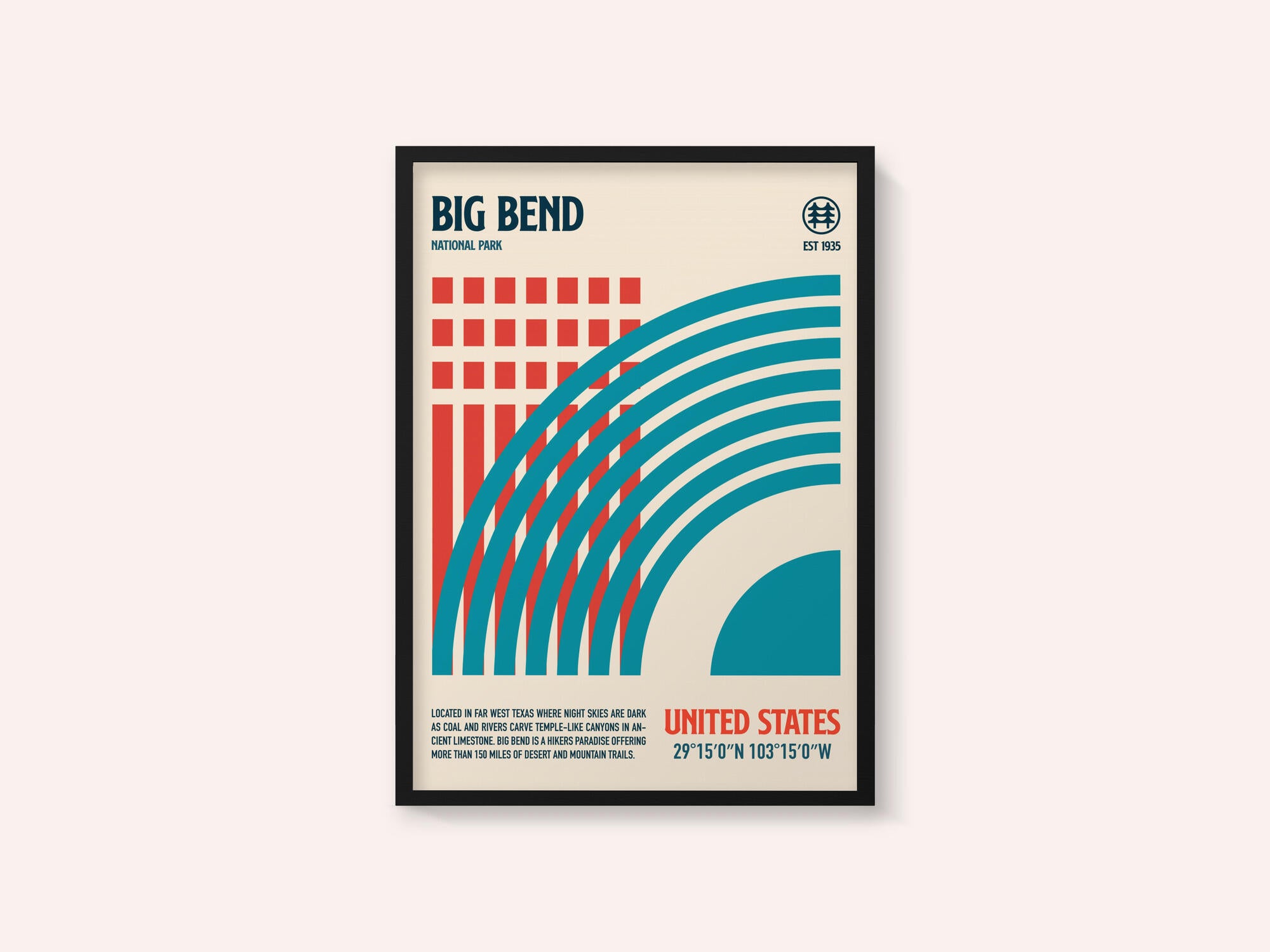 Big Bend National Park Travel Poster