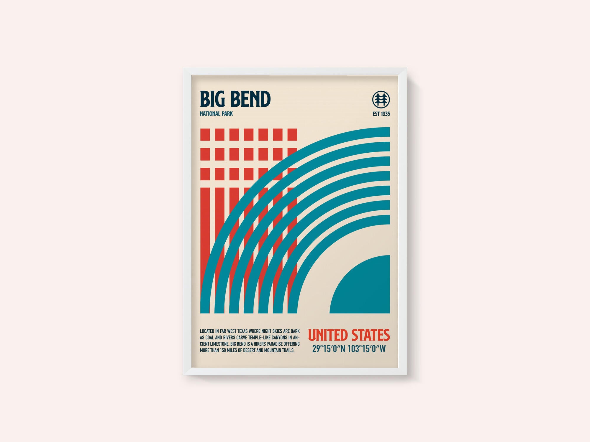 Big Bend National Park Travel Poster