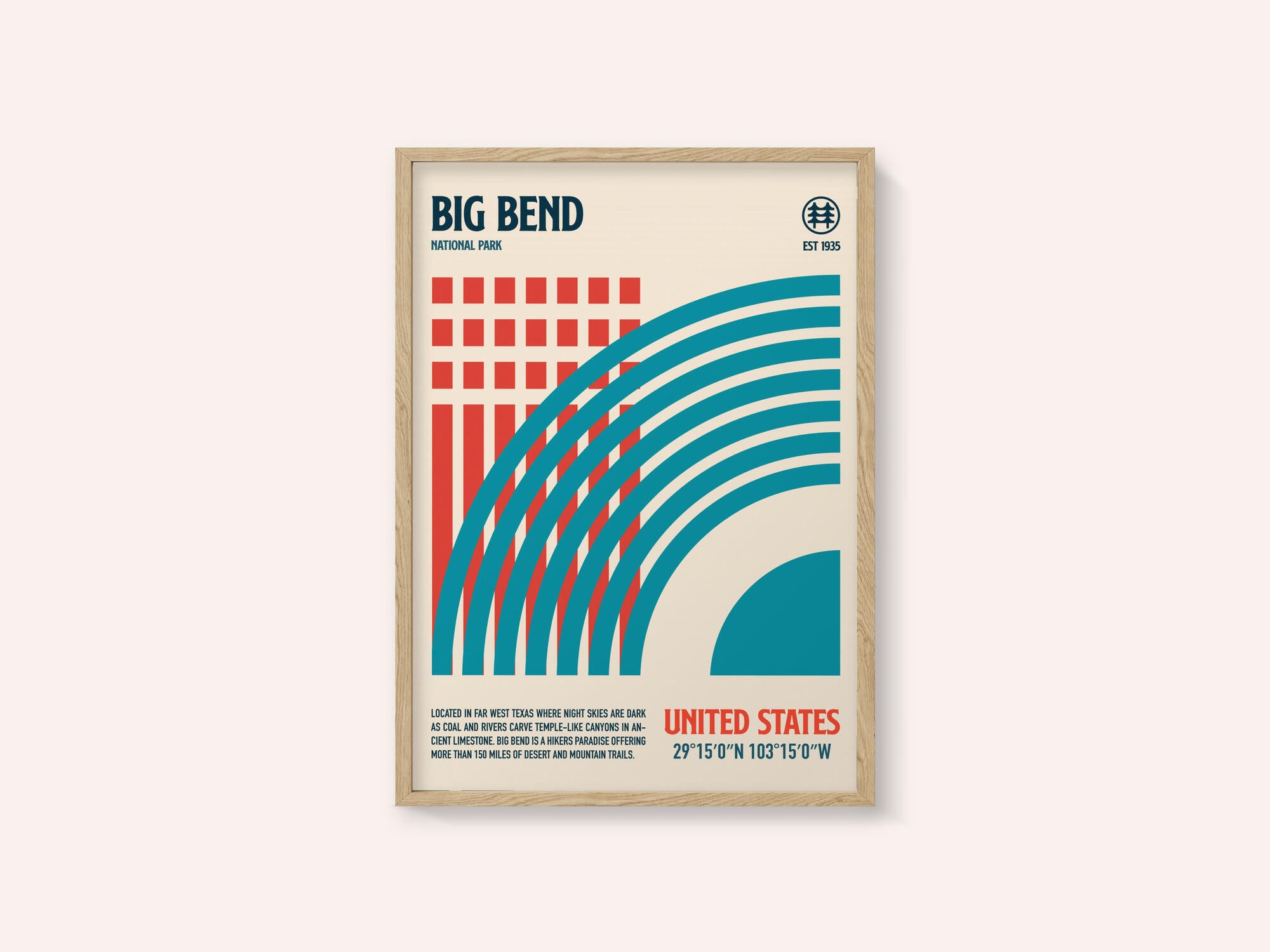 Big Bend National Park Travel Poster