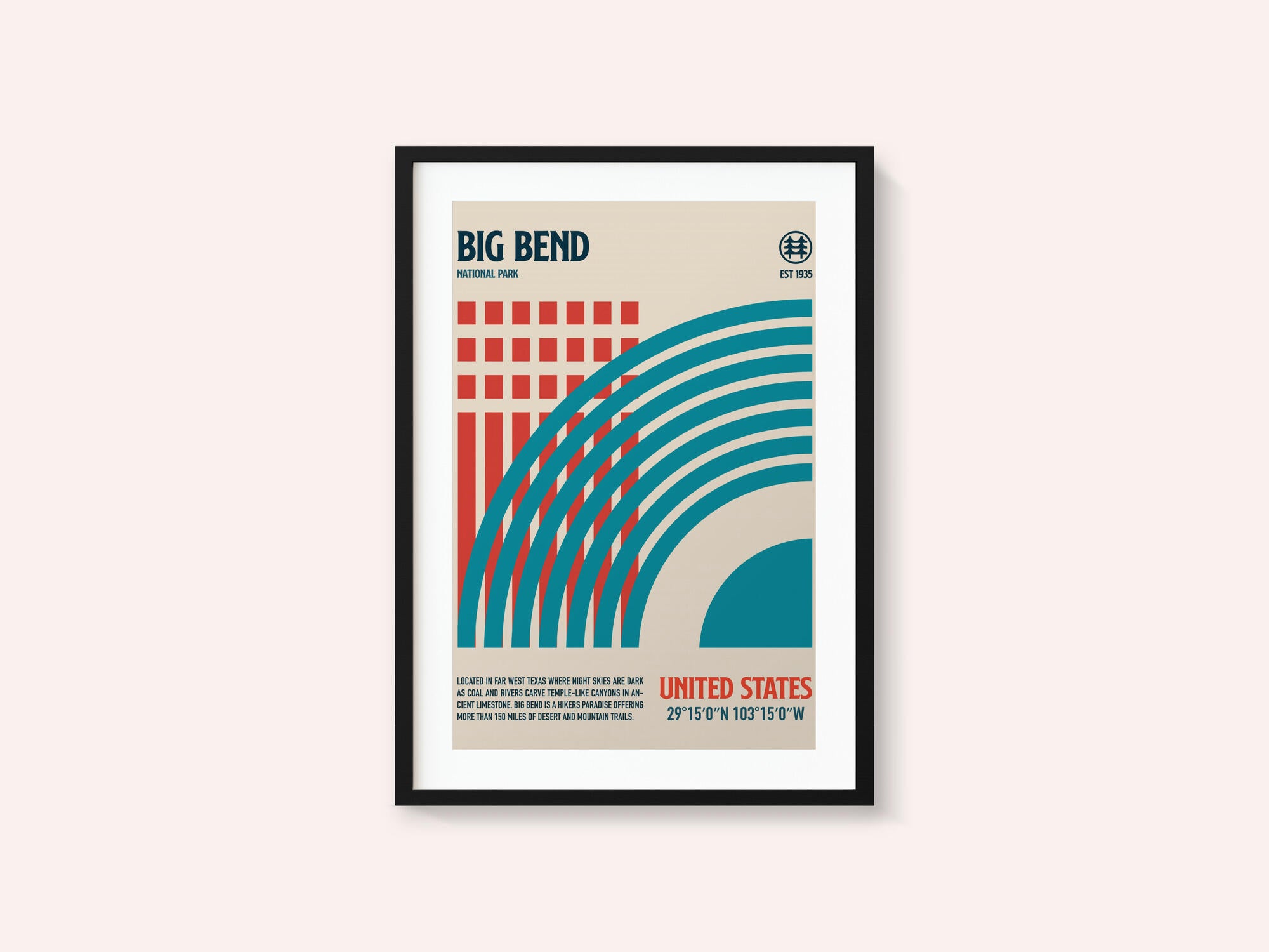 Big Bend National Park Travel Poster