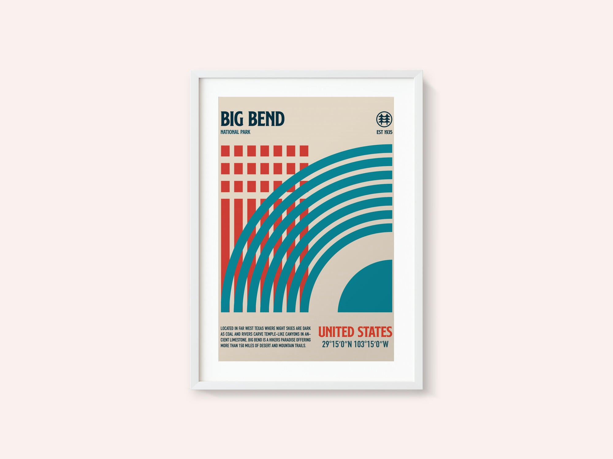 Big Bend National Park Travel Poster
