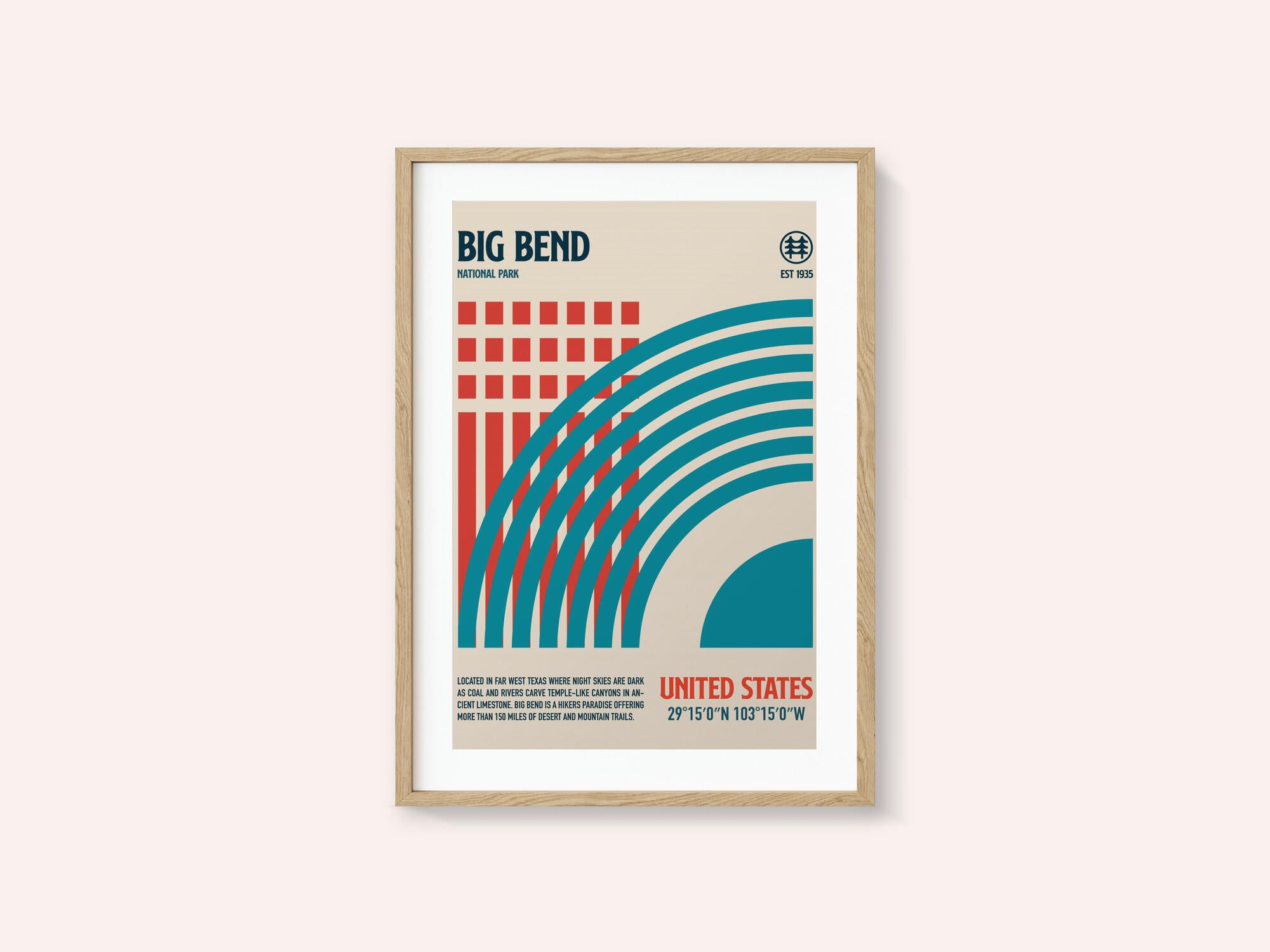 Big Bend National Park Travel Poster