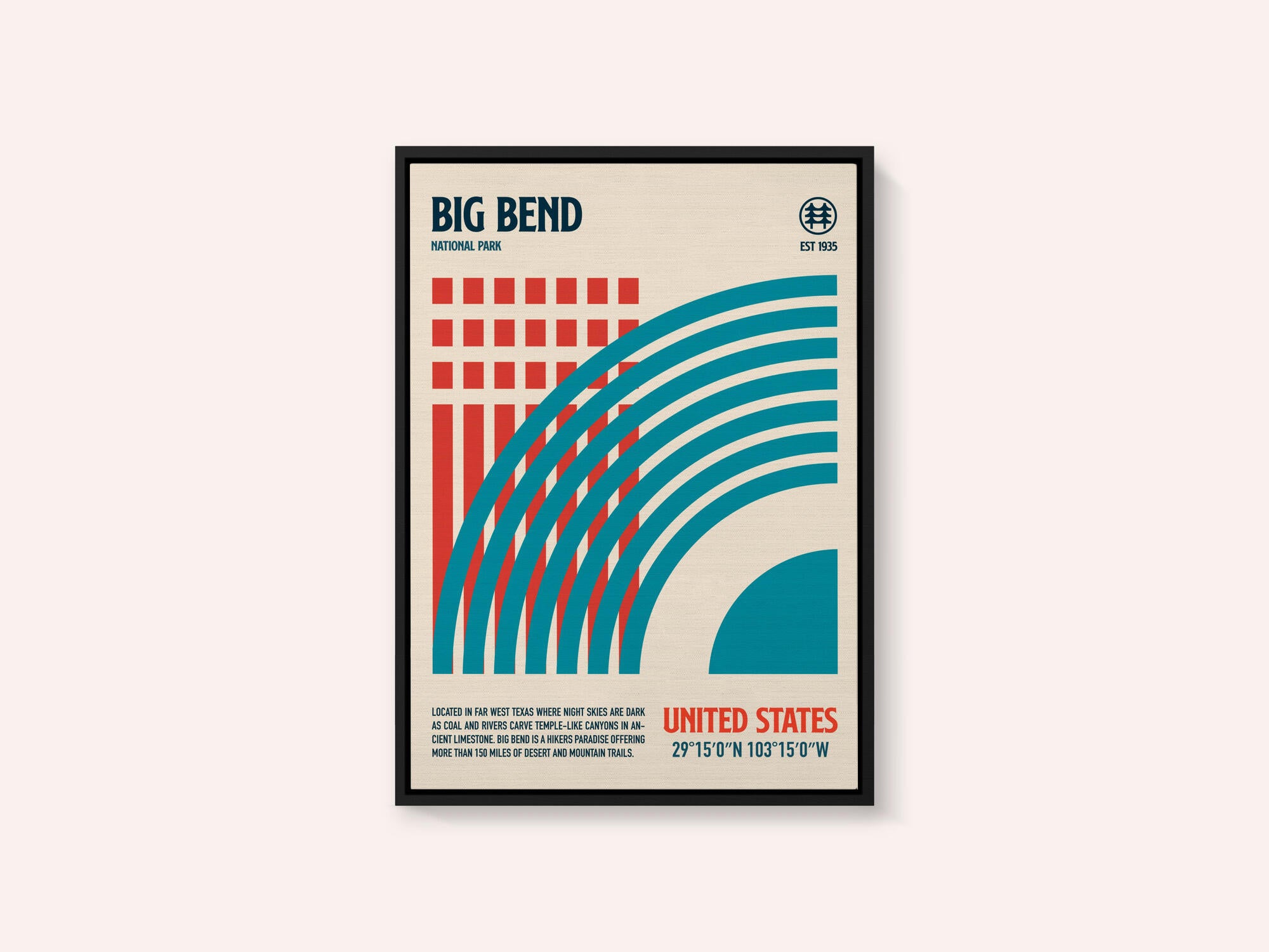 Big Bend National Park Travel Poster