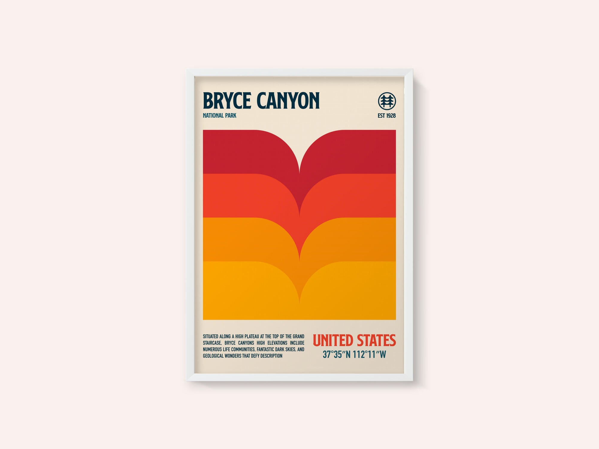 Bryce Canyon National Park Travel Poster
