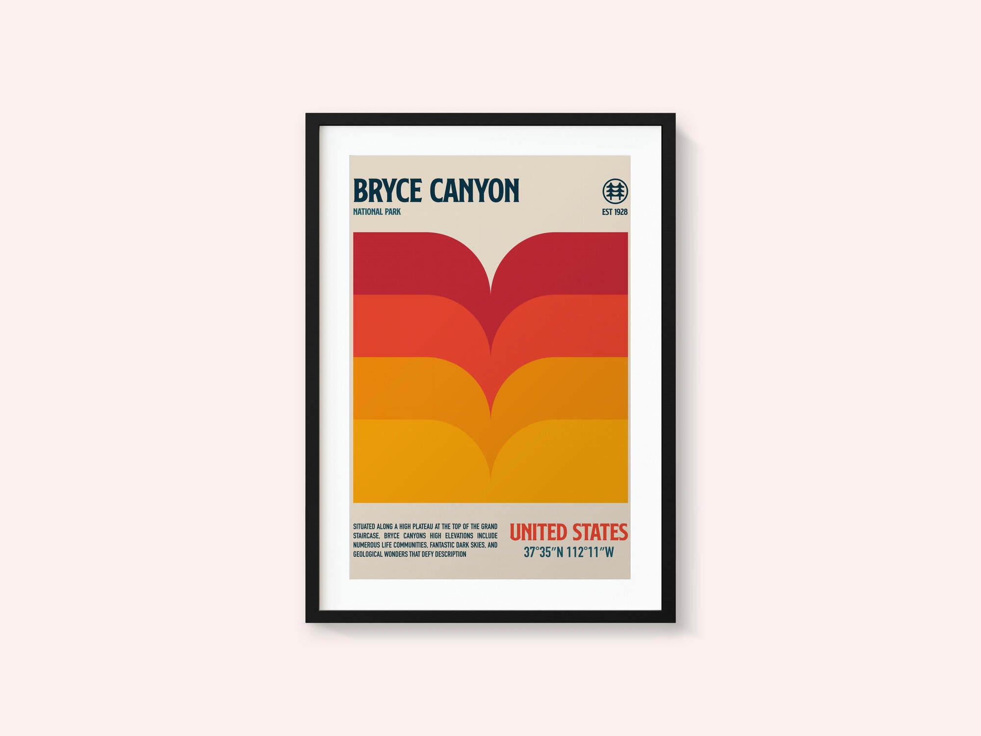 Bryce Canyon National Park Travel Poster