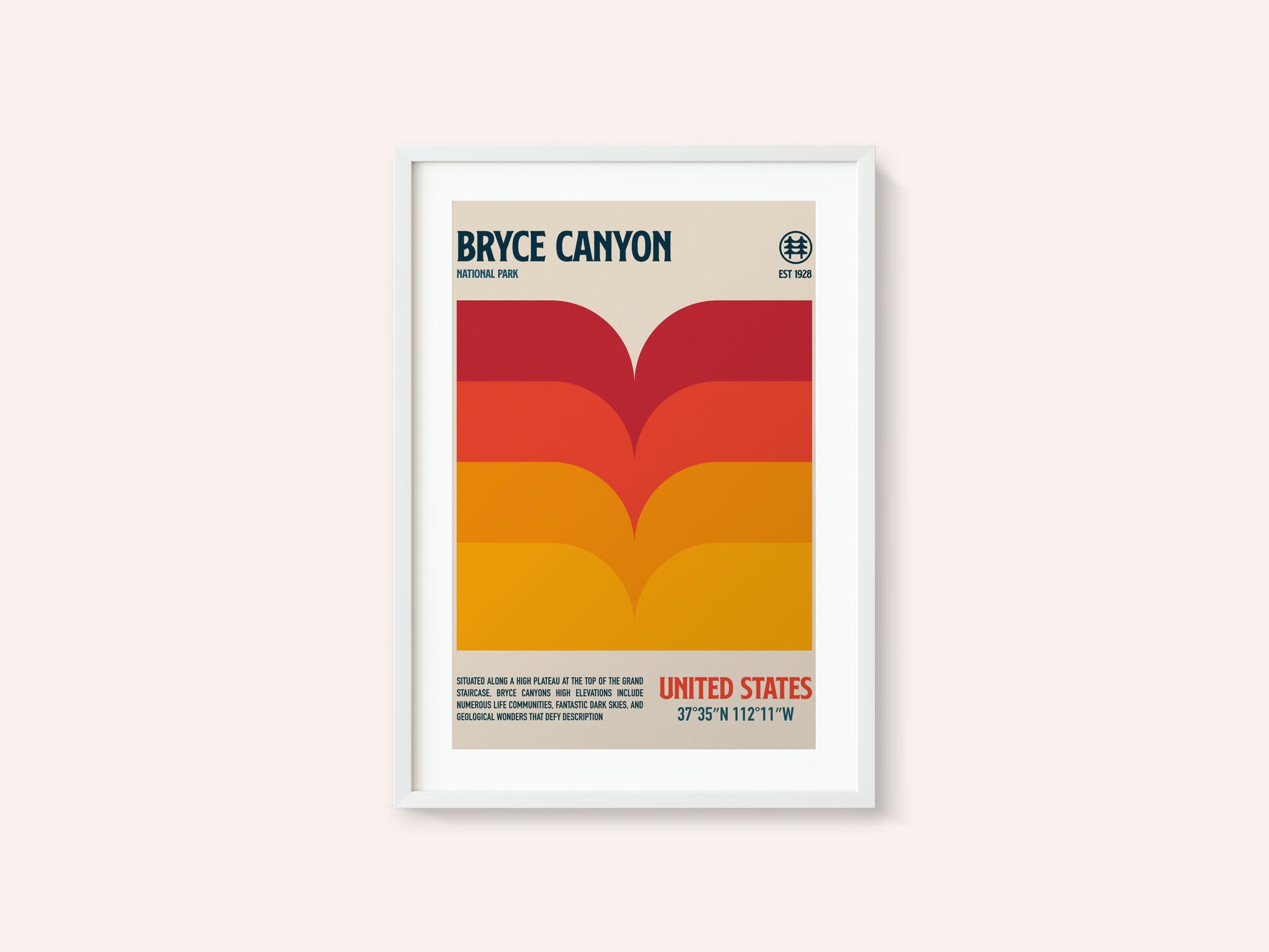 Bryce Canyon National Park Travel Poster