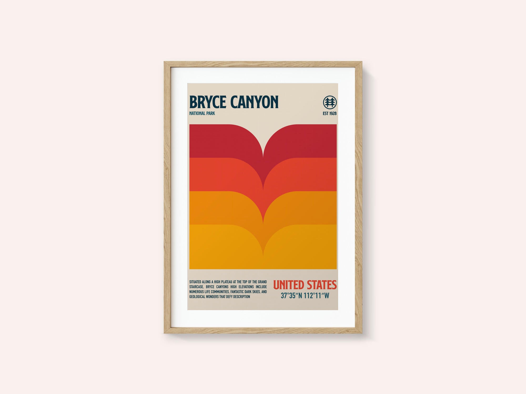 Bryce Canyon National Park Travel Poster