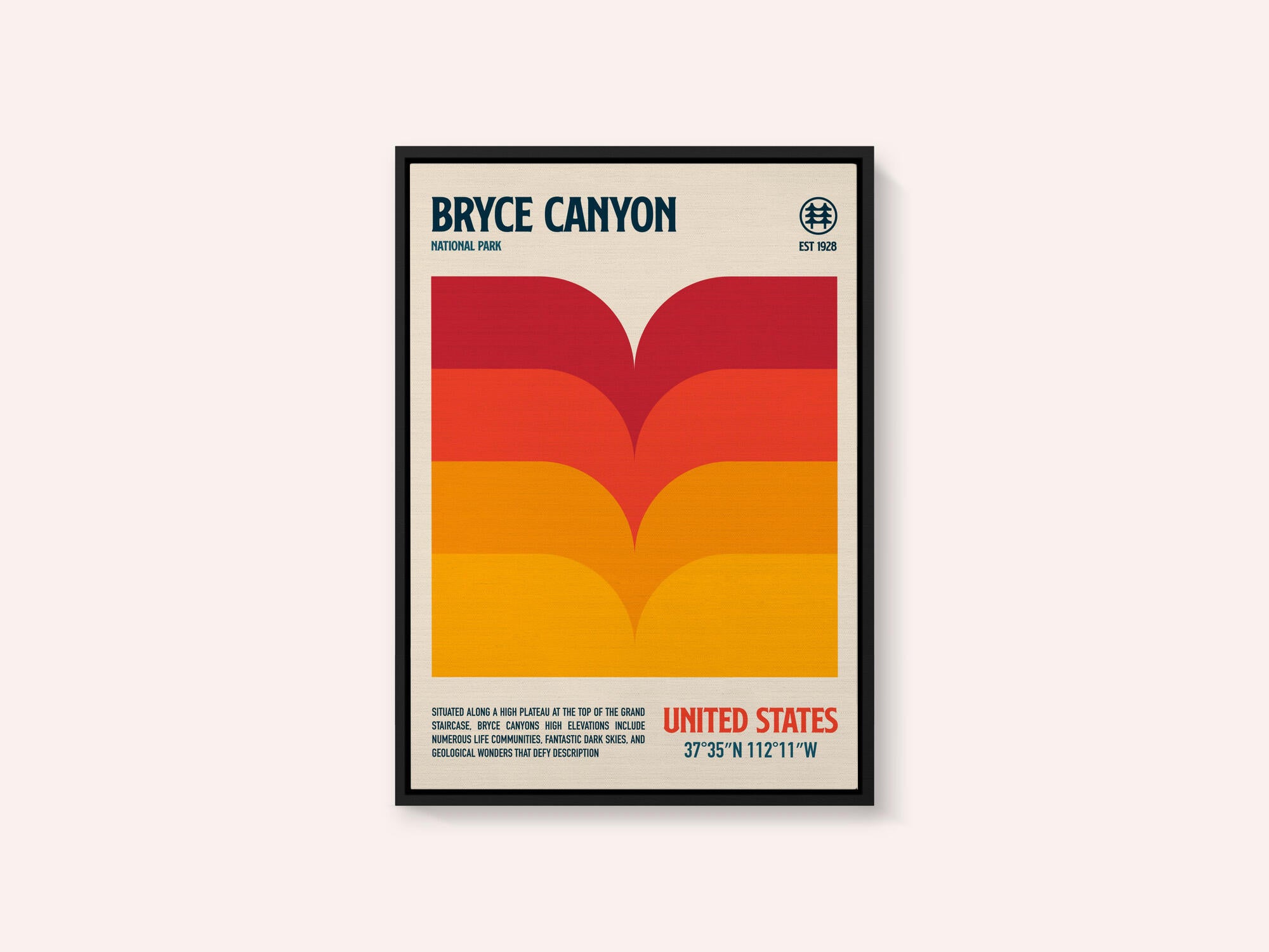 Bryce Canyon National Park Travel Poster