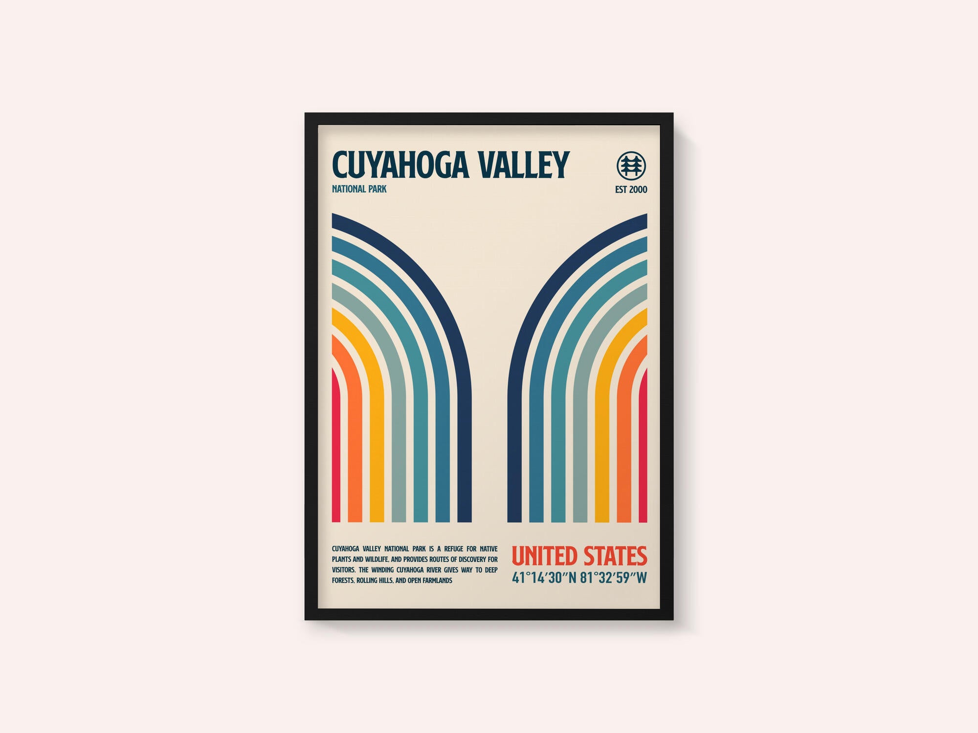 Cuyahoga National Park Travel Poster