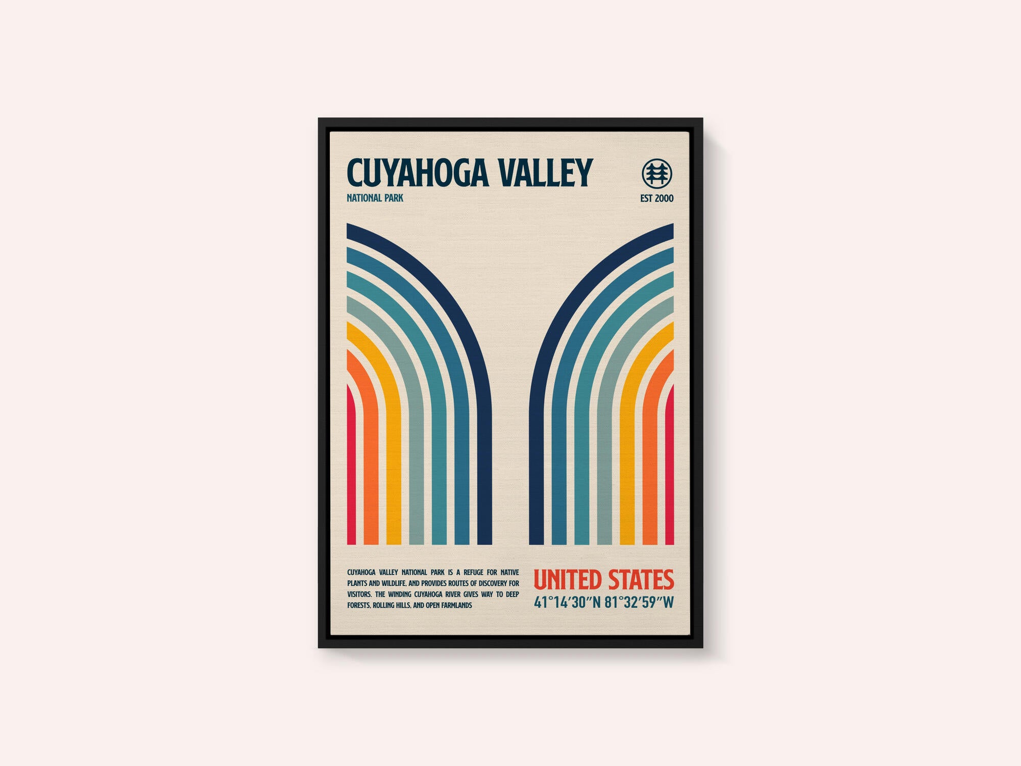 Cuyahoga National Park Travel Poster