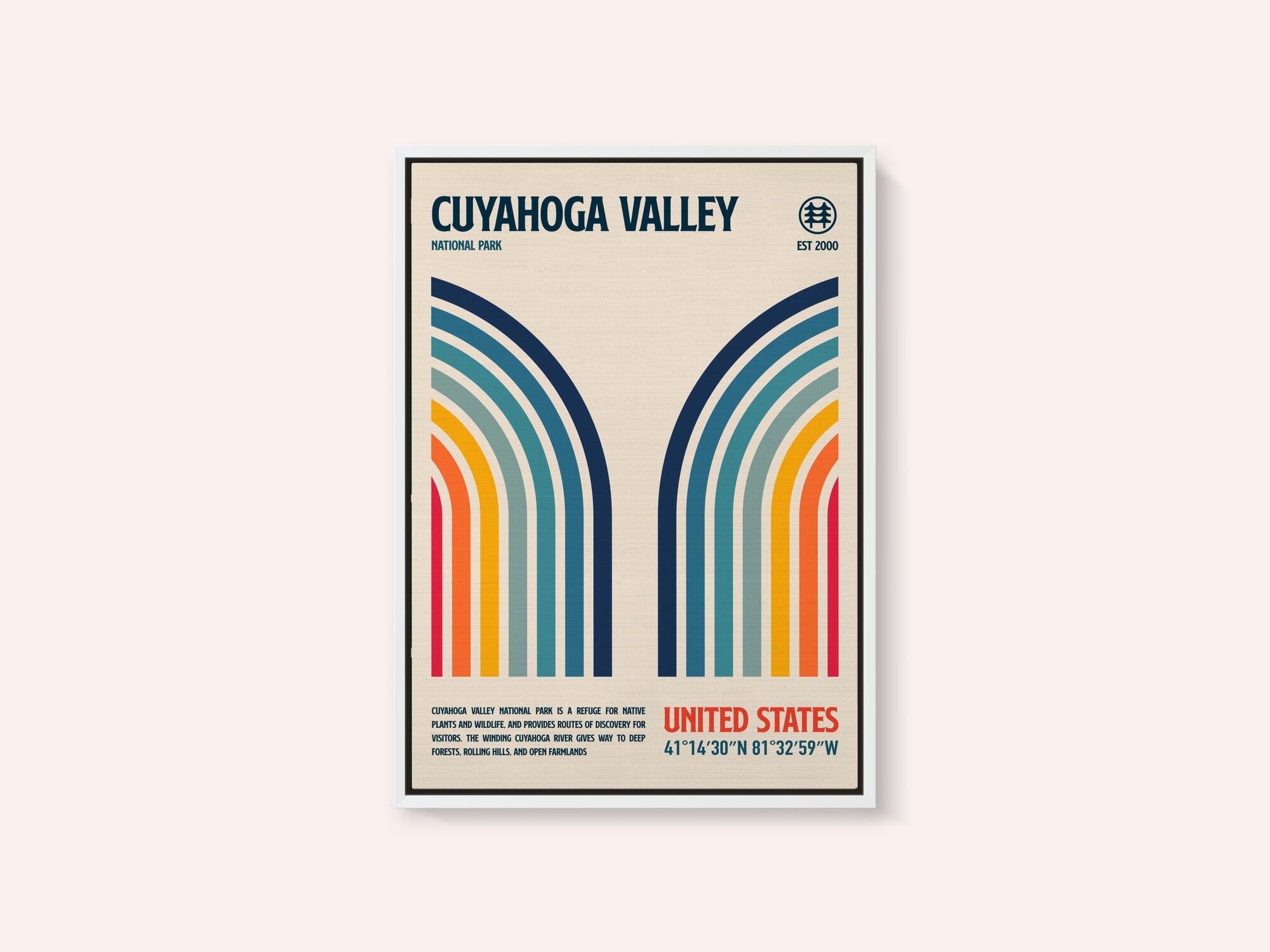 Cuyahoga National Park Travel Poster
